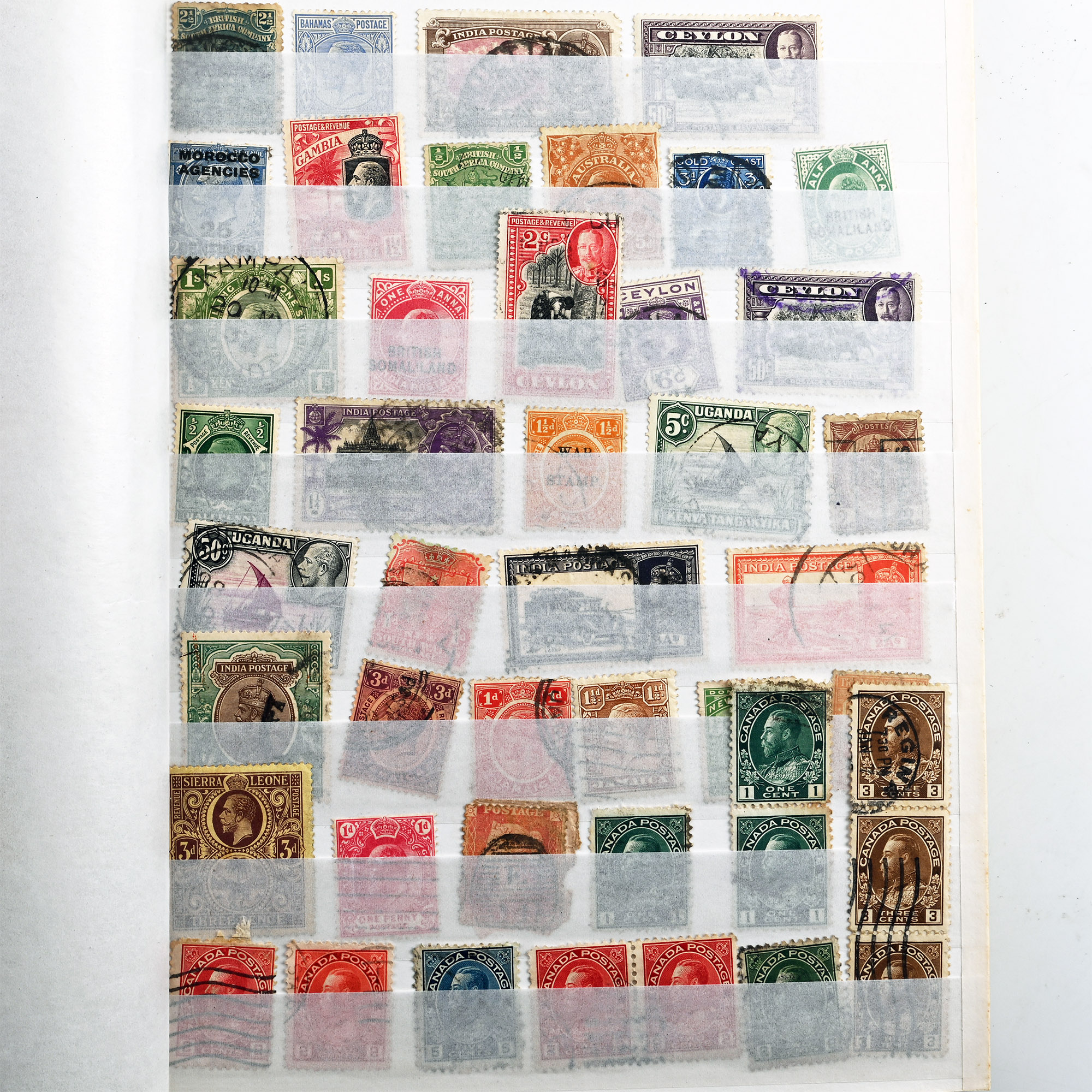 Commonwealth and Other Stamp Stock Book
