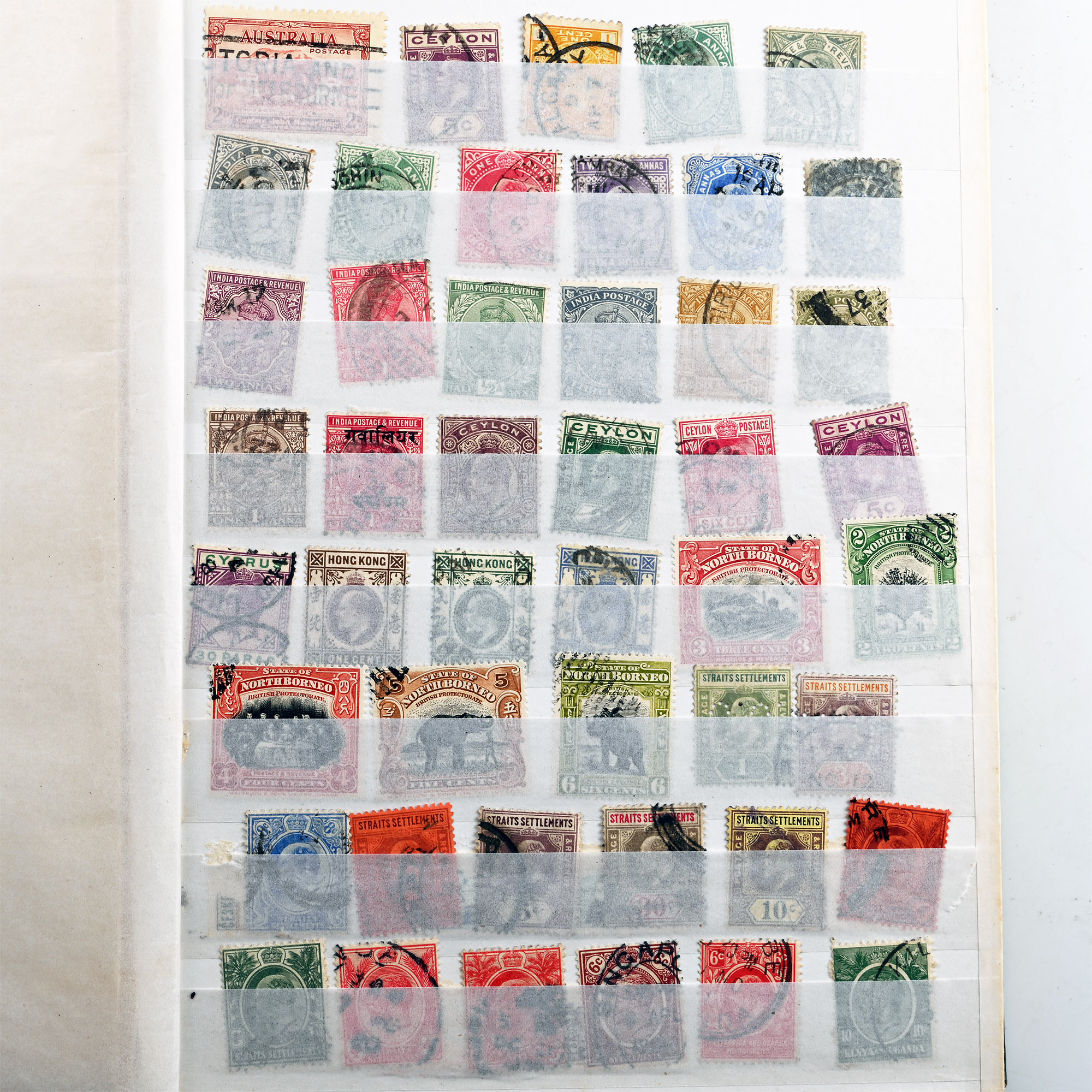 Commonwealth and Other Stamp Stock Book
