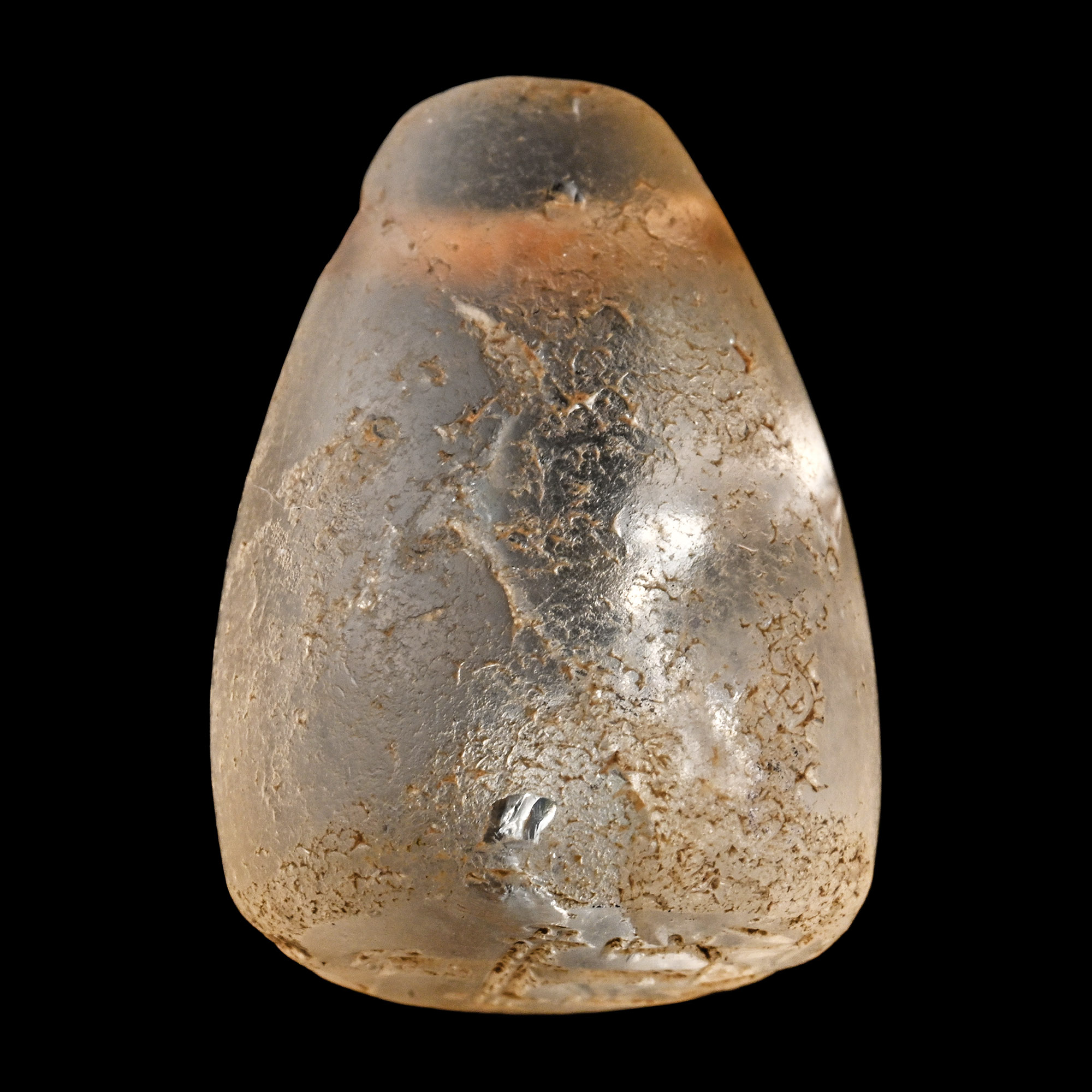 Byzantine Rock Crystal Stamp Seal with Cross