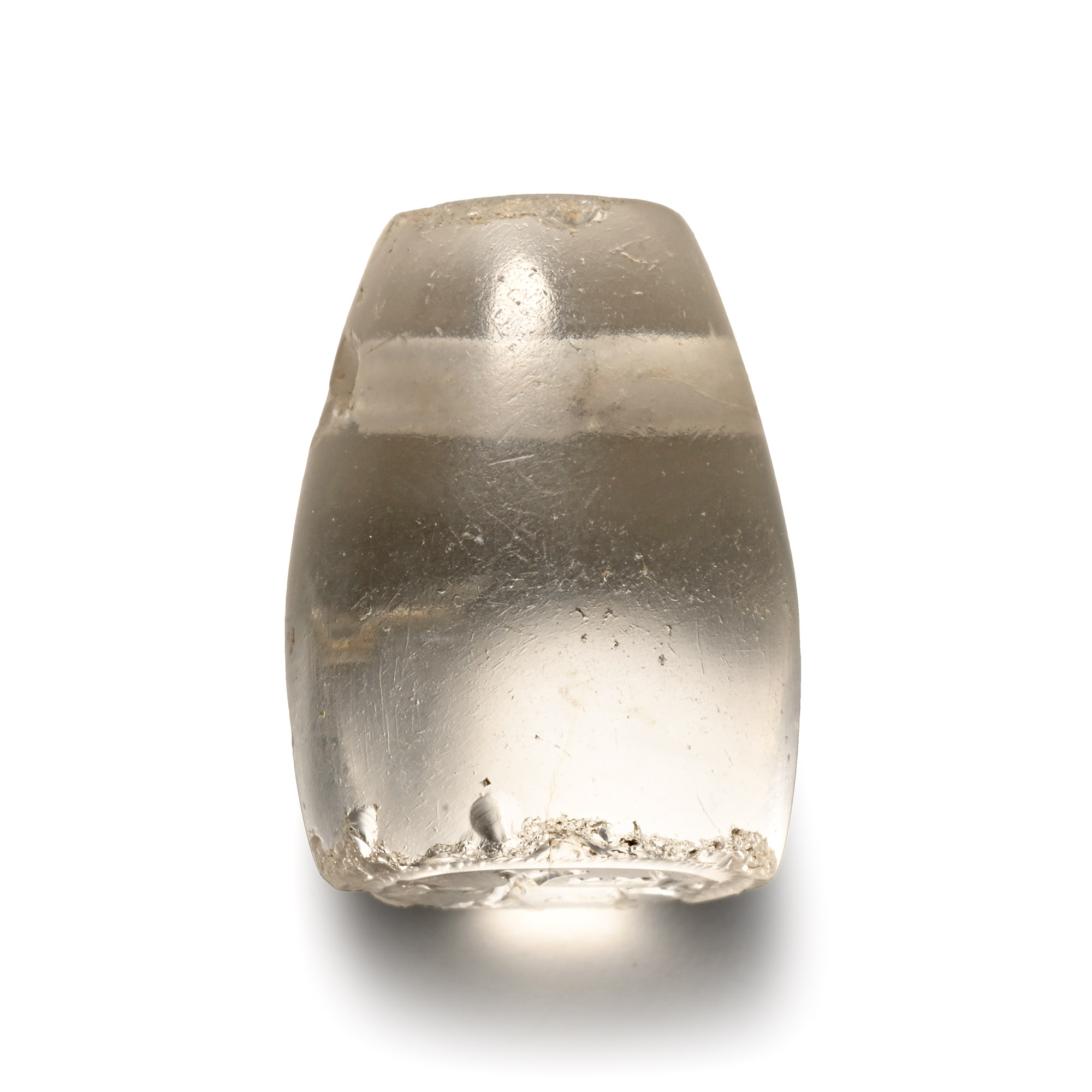 Byzantine Rock Crystal Stamp Seal with Cross