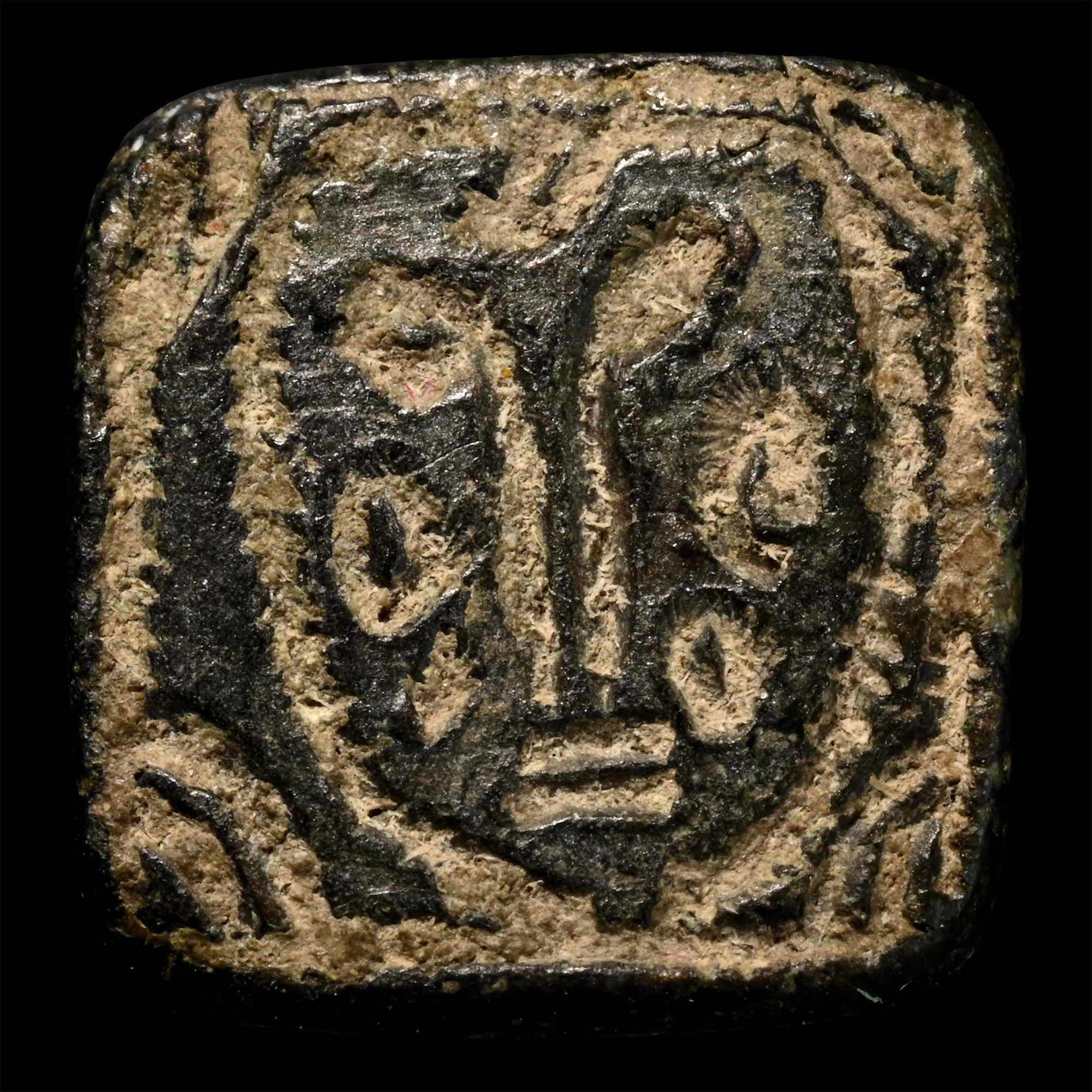 Byzantine Bronze Stamp Seal