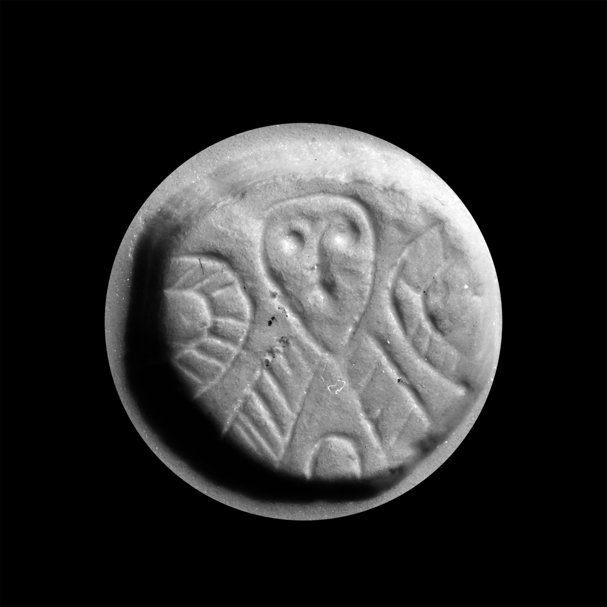 Byzantine Bronze Seal Matrix with Bust