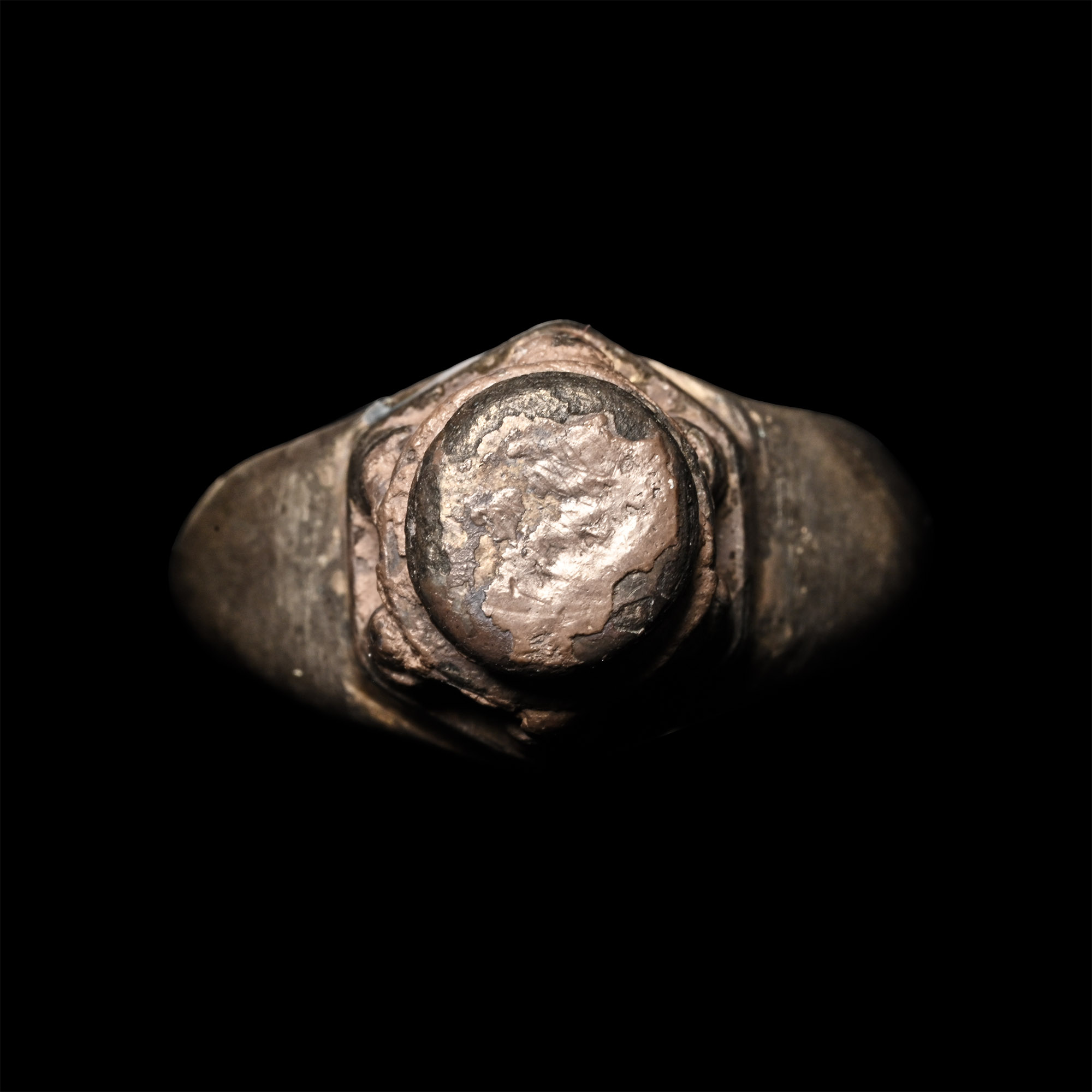 Byzantine Silver Temple Ring