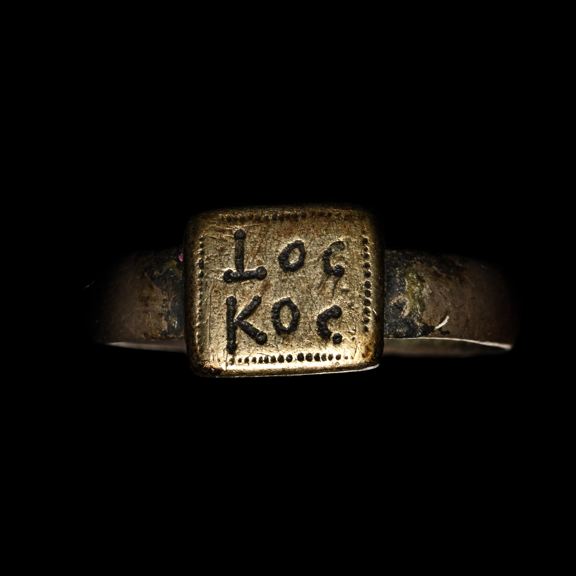 Byzantine Ring with Inscribed Bezel