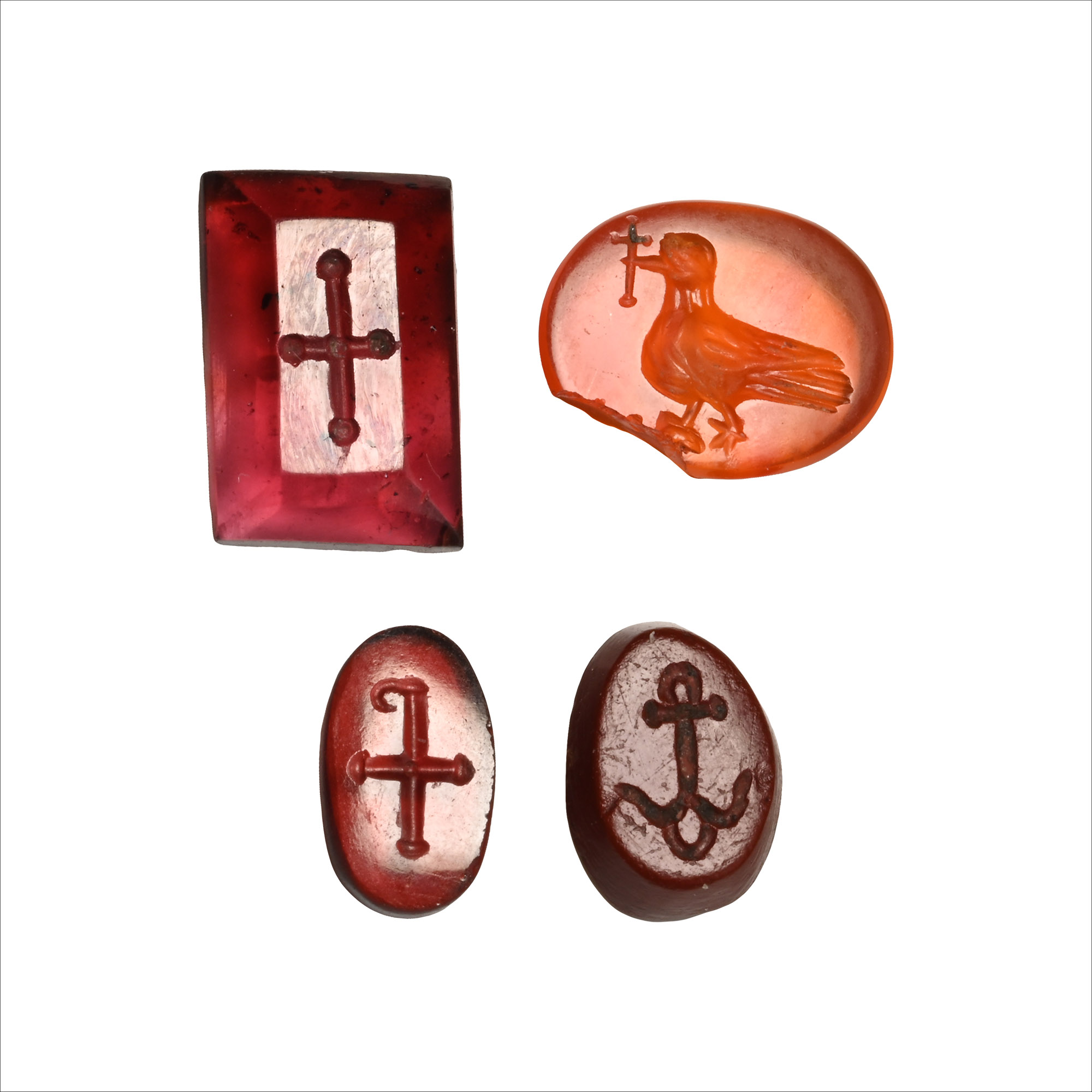 Late Roman Group of Gemstones