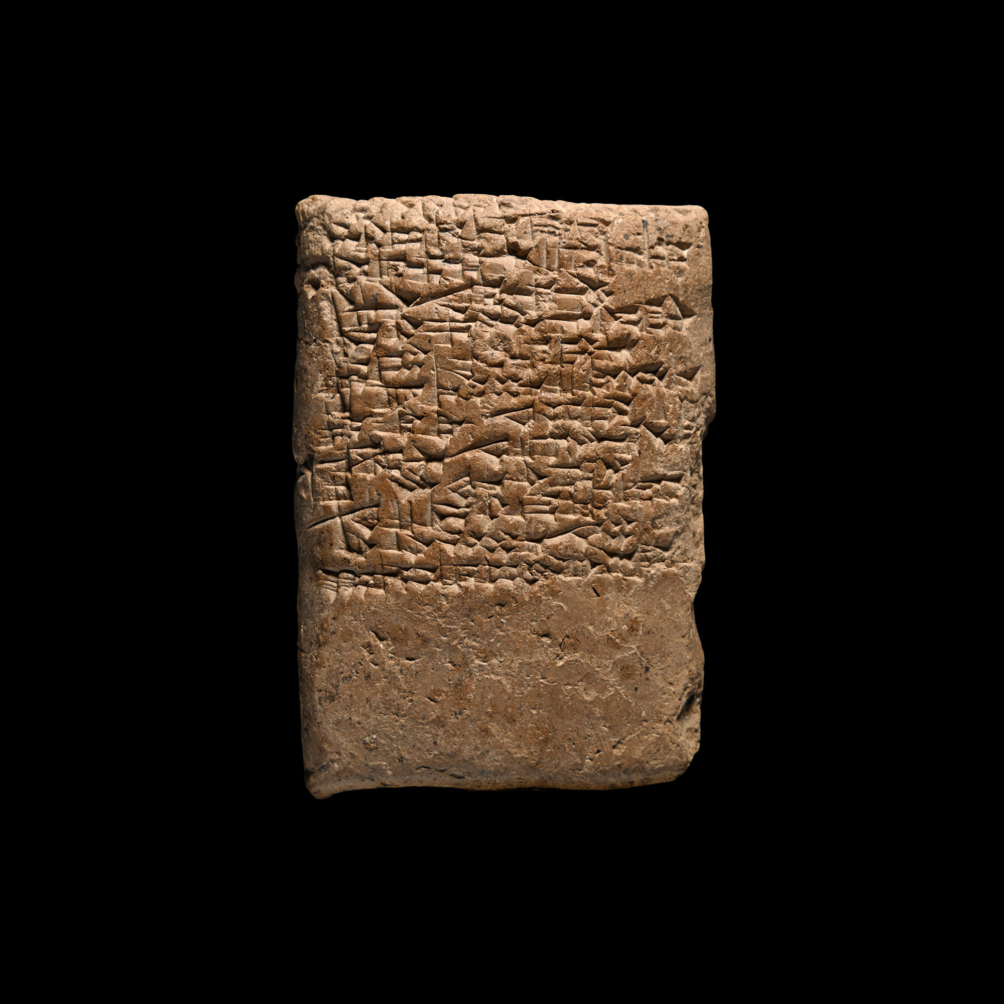 Sumerian Cuneiform Tablet with Hymn to the Sun God Utu