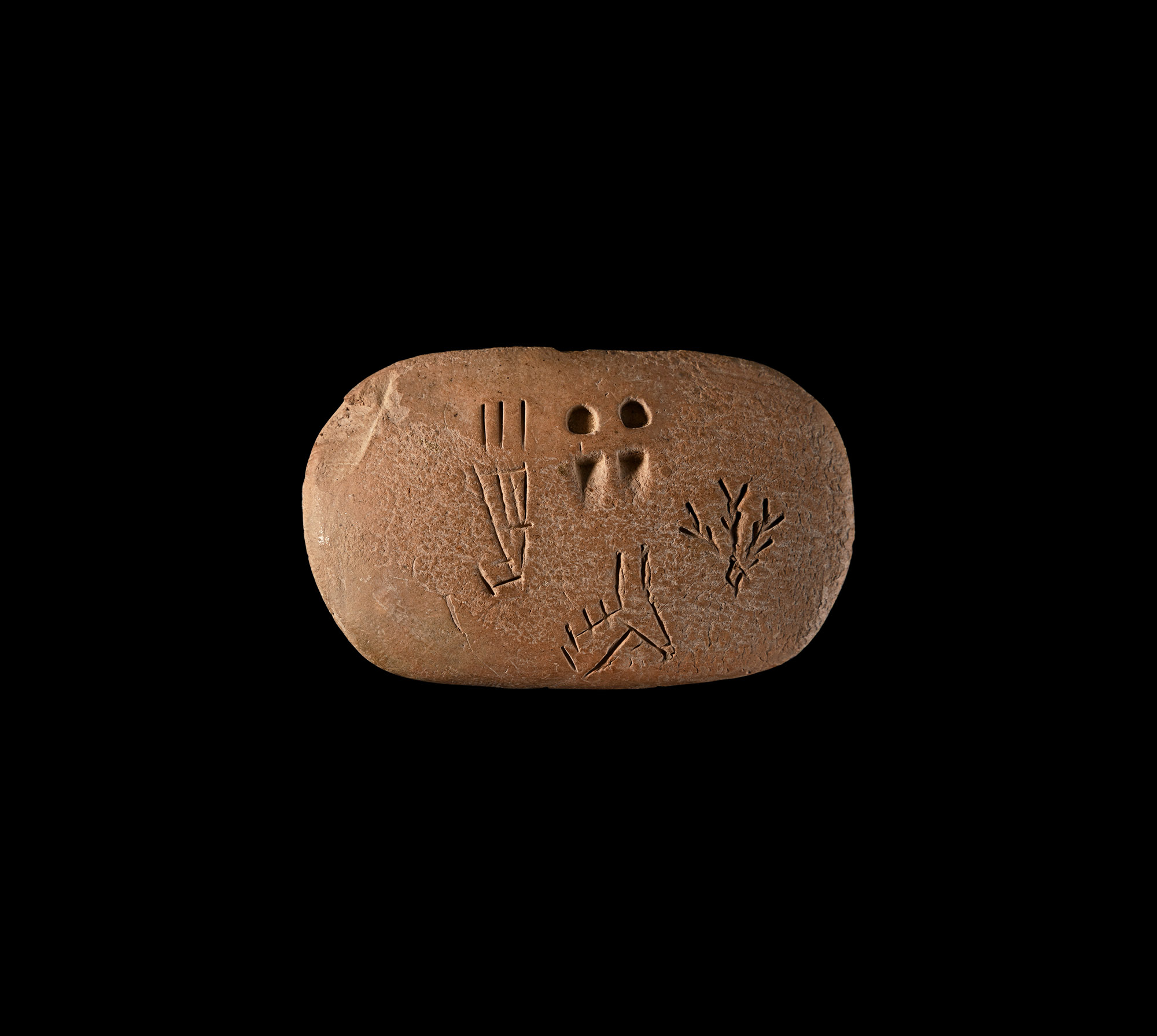 Sumerian Proto-Cuneiform Tablet with Symbols