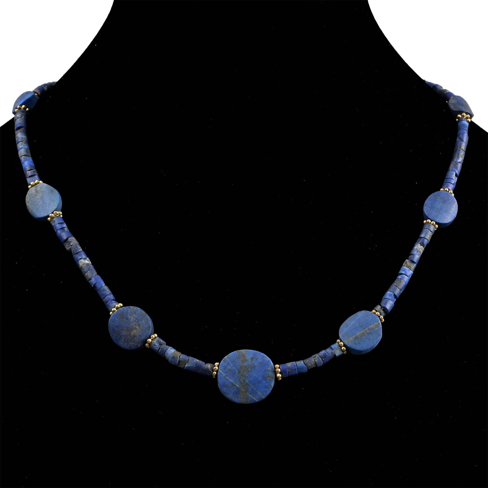 Lapis Lazuli Bead Necklace String