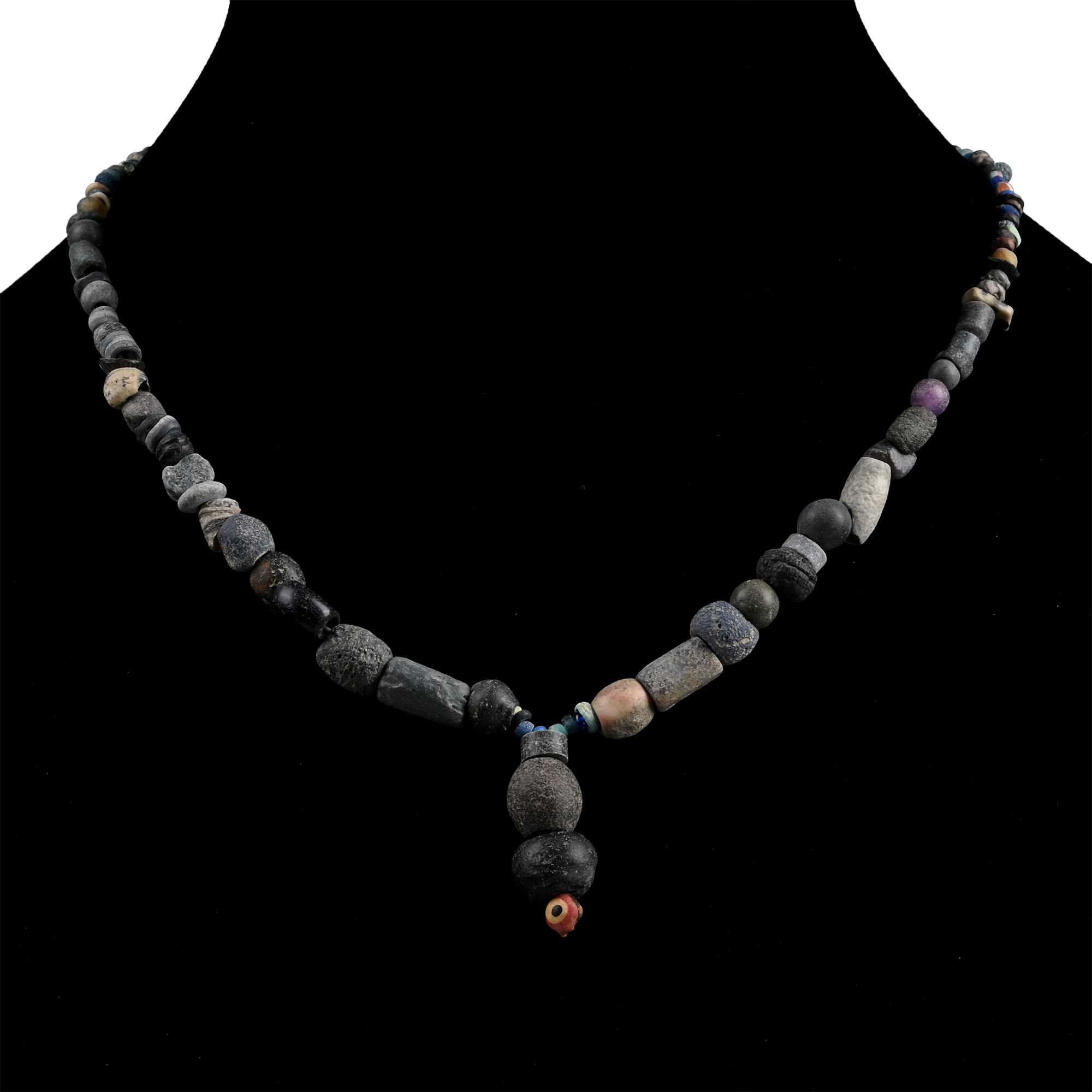 Roman and Other Mixed Glass Bead Necklace String