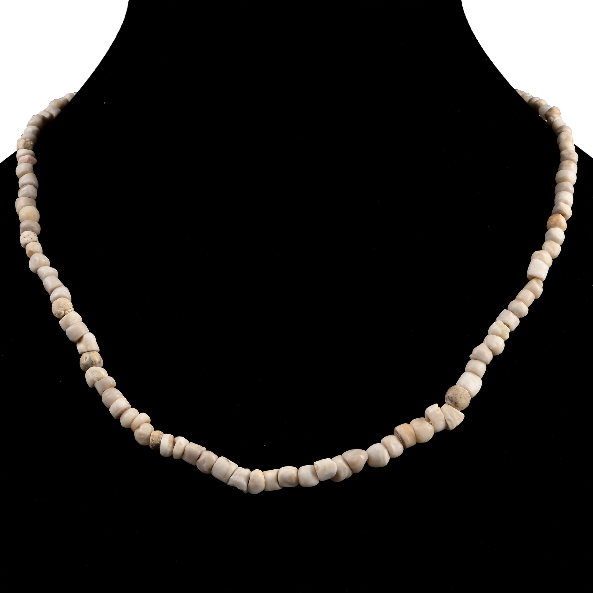 Western Asiatic and Other Mixed Stone Bead Necklace String