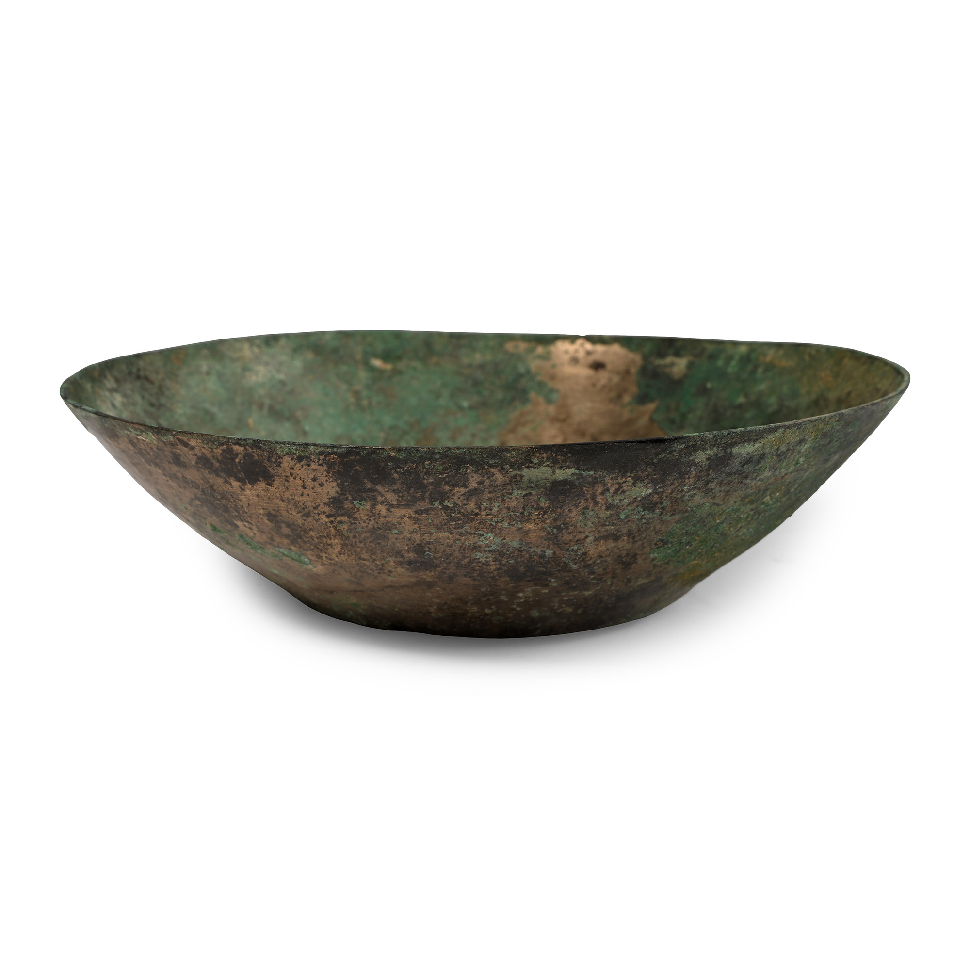Sasanian Bronze Bowl with Concentric Circles