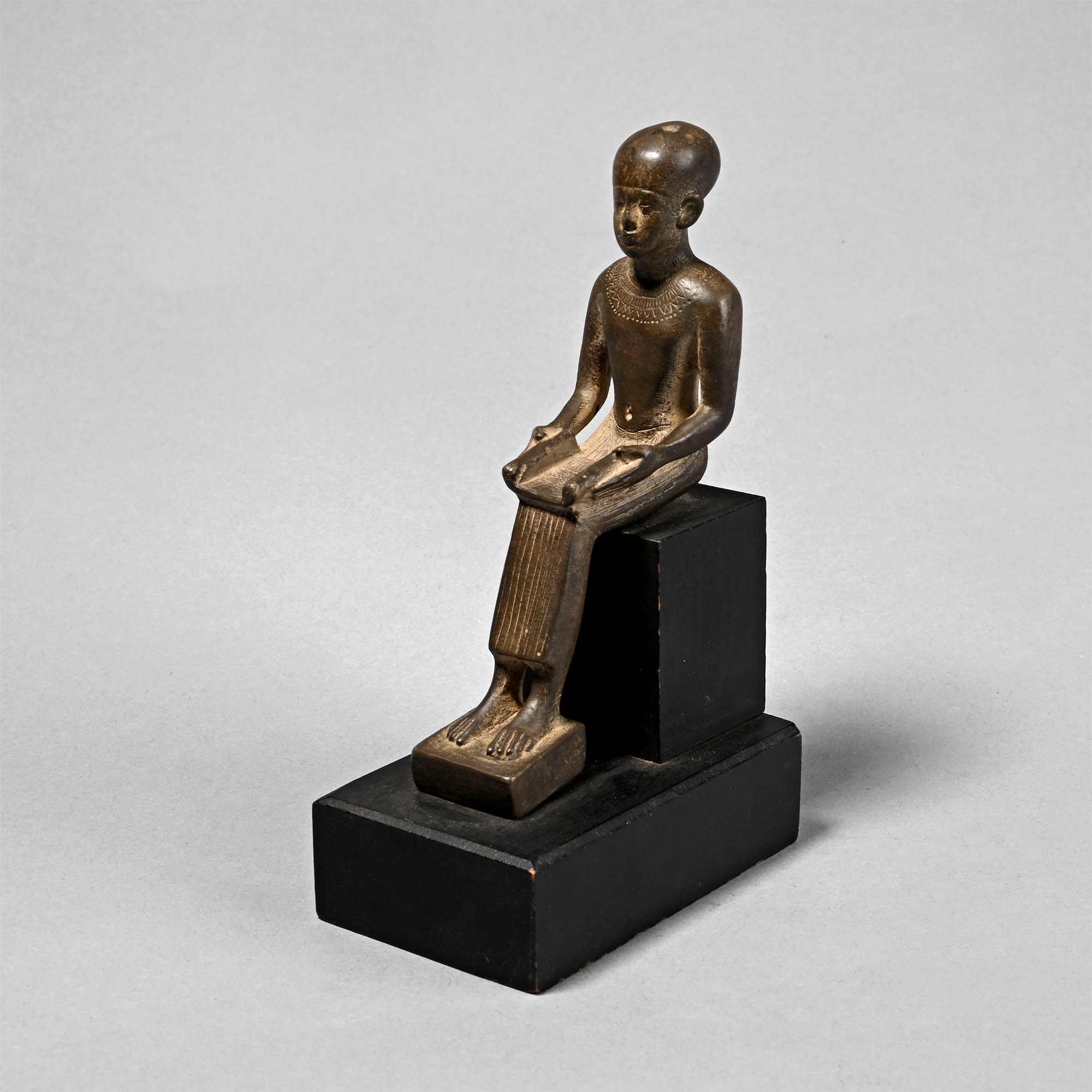 Egyptian Style Seated Statue of Imhotep