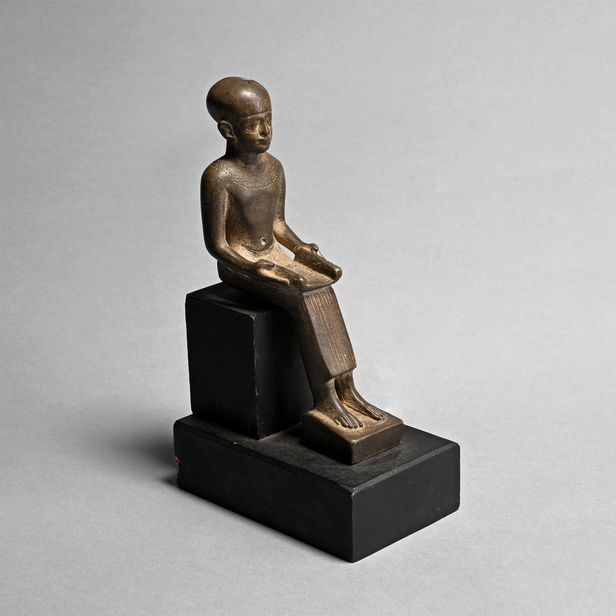 Egyptian Style Seated Statue of Imhotep