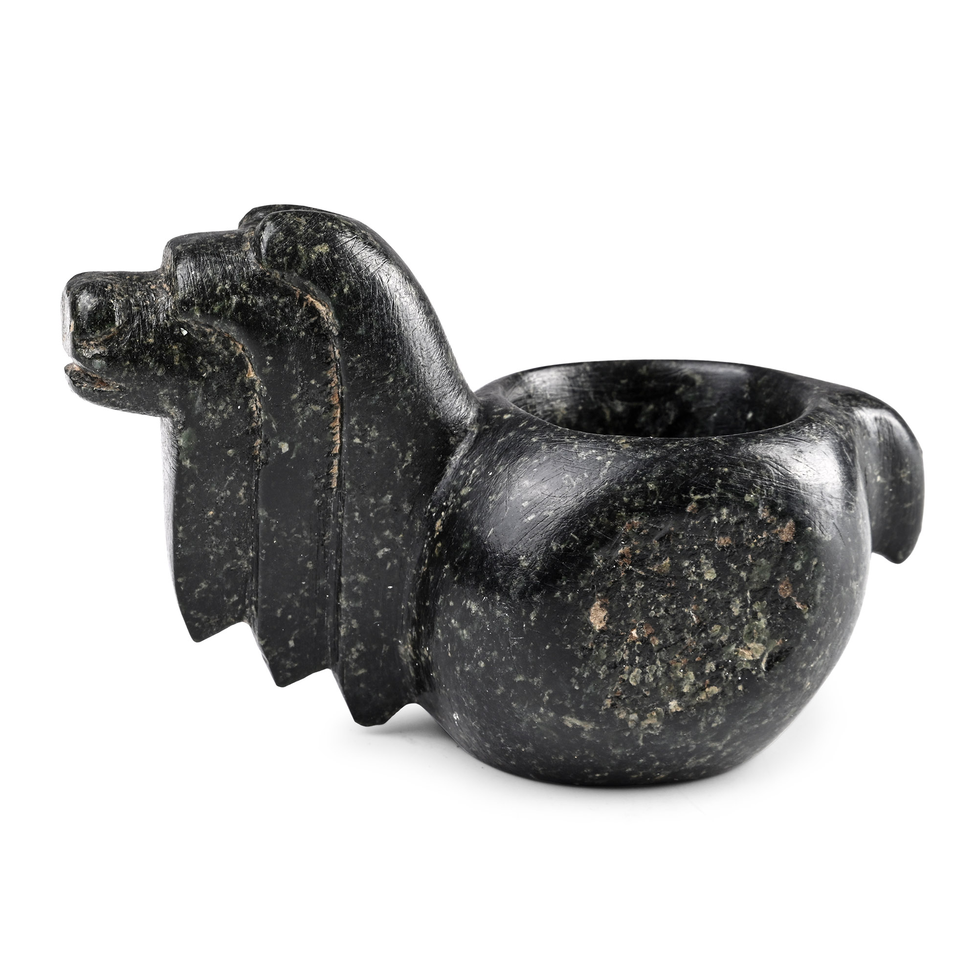 South American Inca Ritual Stone Conopas of an Alpaca