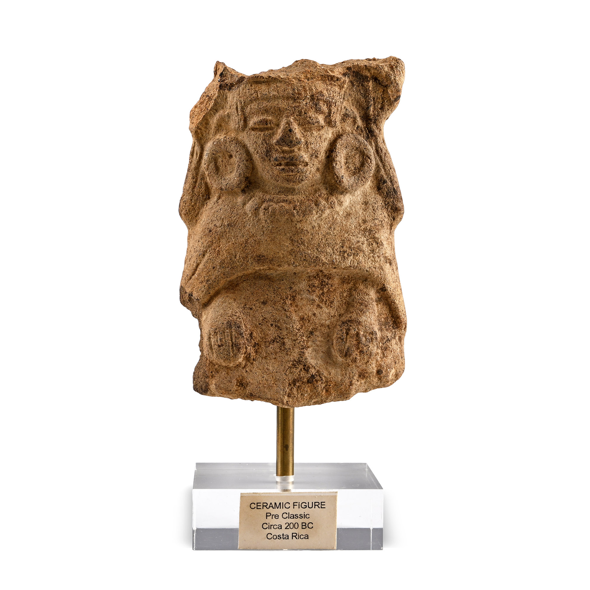 Pre-Columbian Ceramic Maya Dignitary Figure