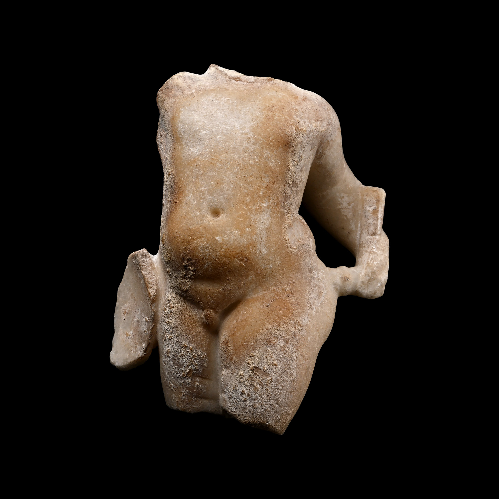 Roman Marble Torso of Eros