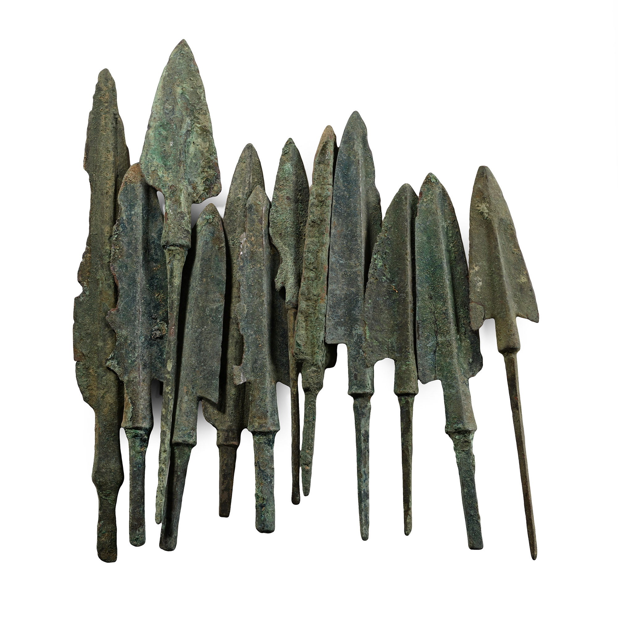 Western Asiatic Mounted Bronze Arrowhead