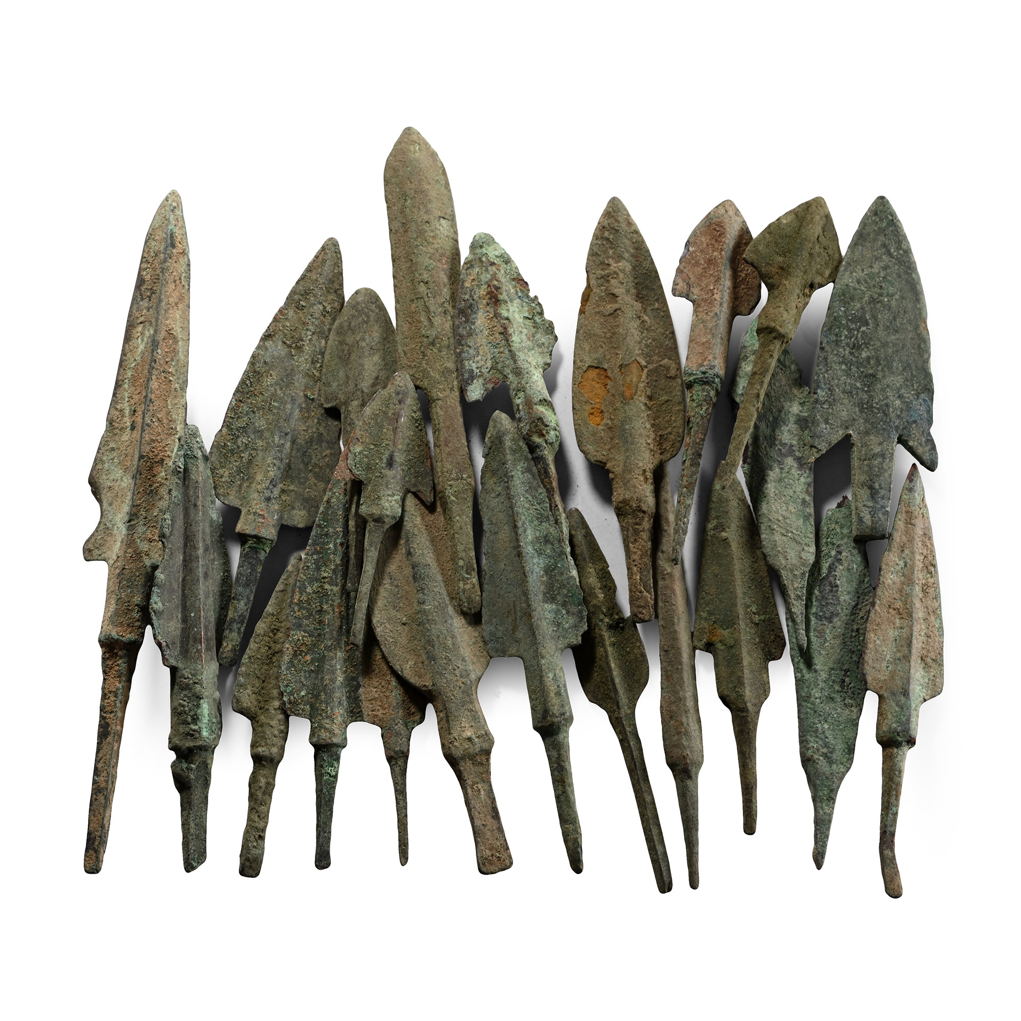 Western Asiatic Mounted Bronze Arrowhead