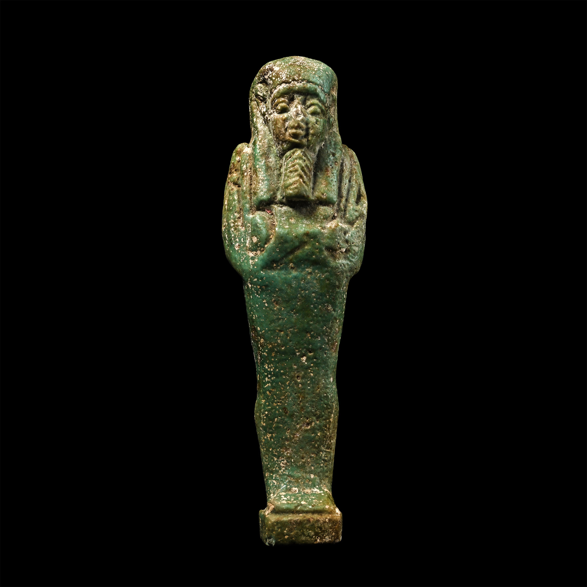 Egyptian Blue Glazed Faience Shabti
