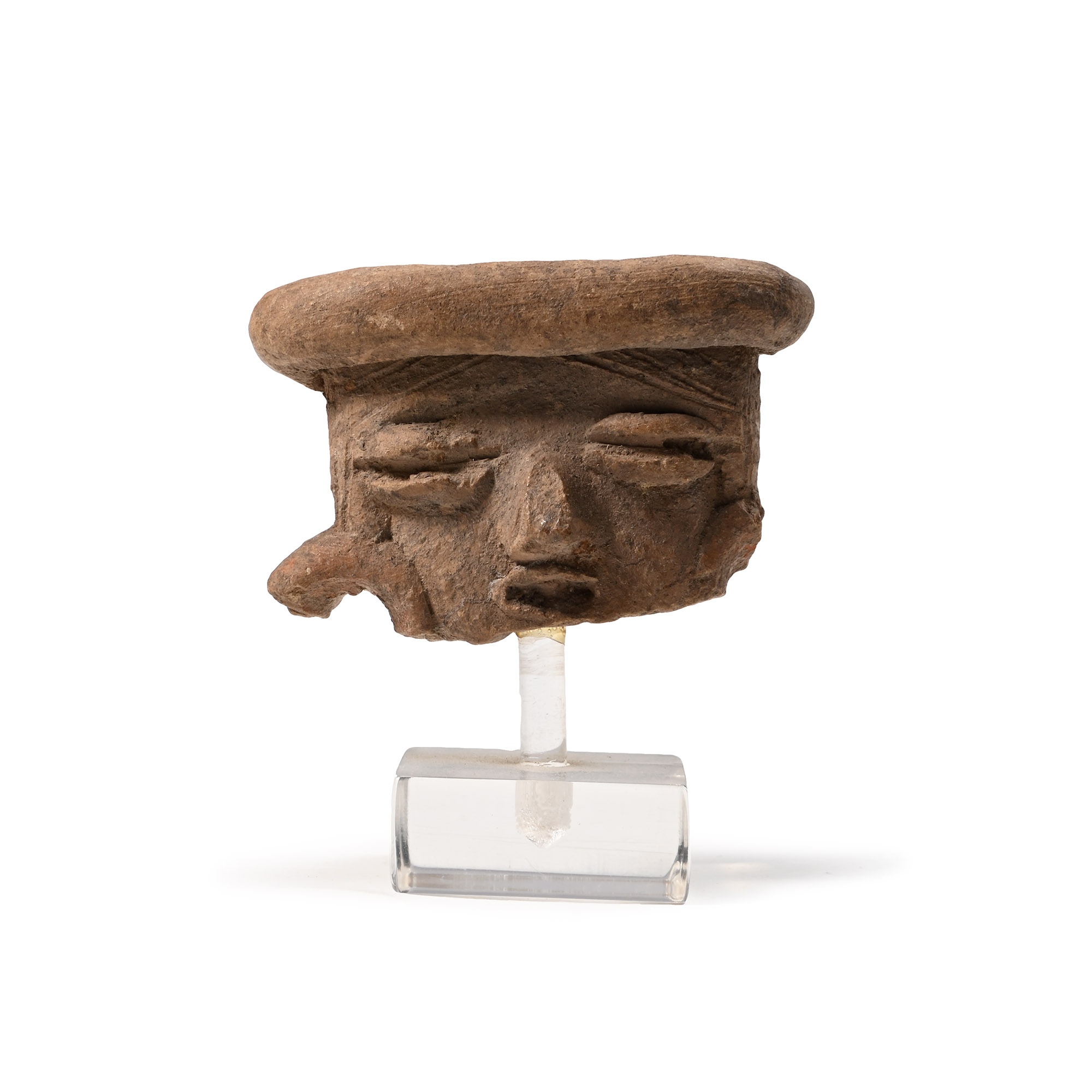 Pre-Columbian Chupicuaro Terracotta Head