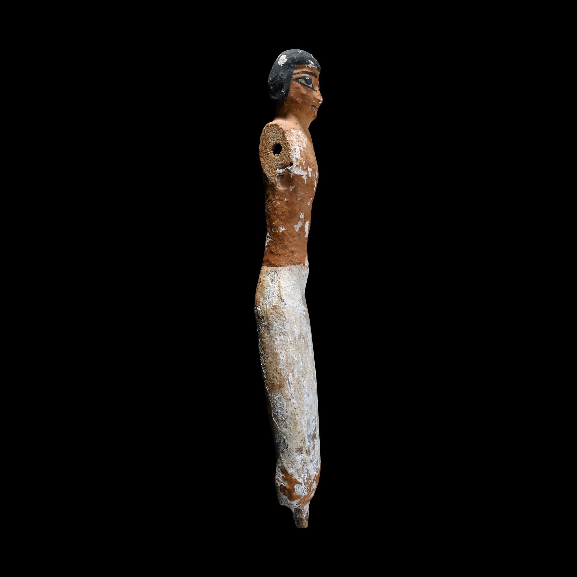 Large Egyptian Wooden Figure