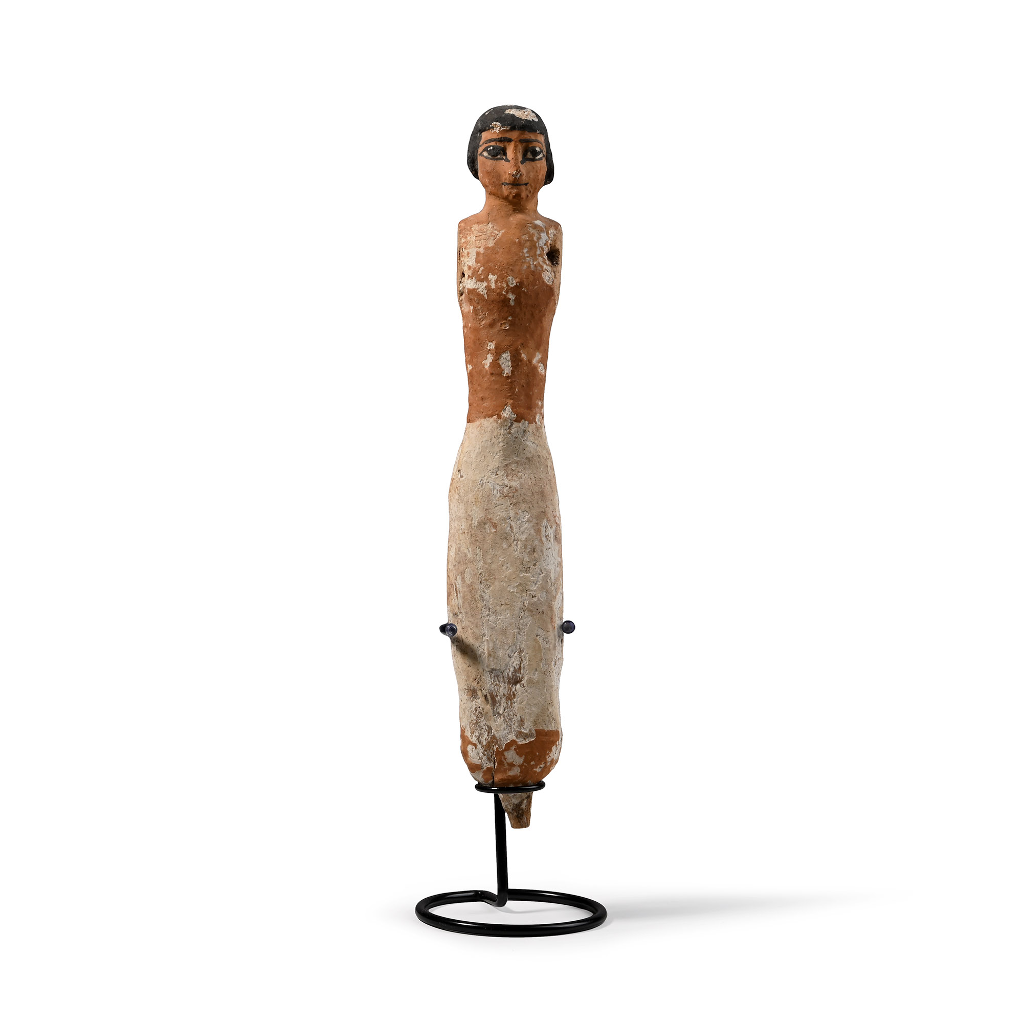 Large Egyptian Wooden Figure