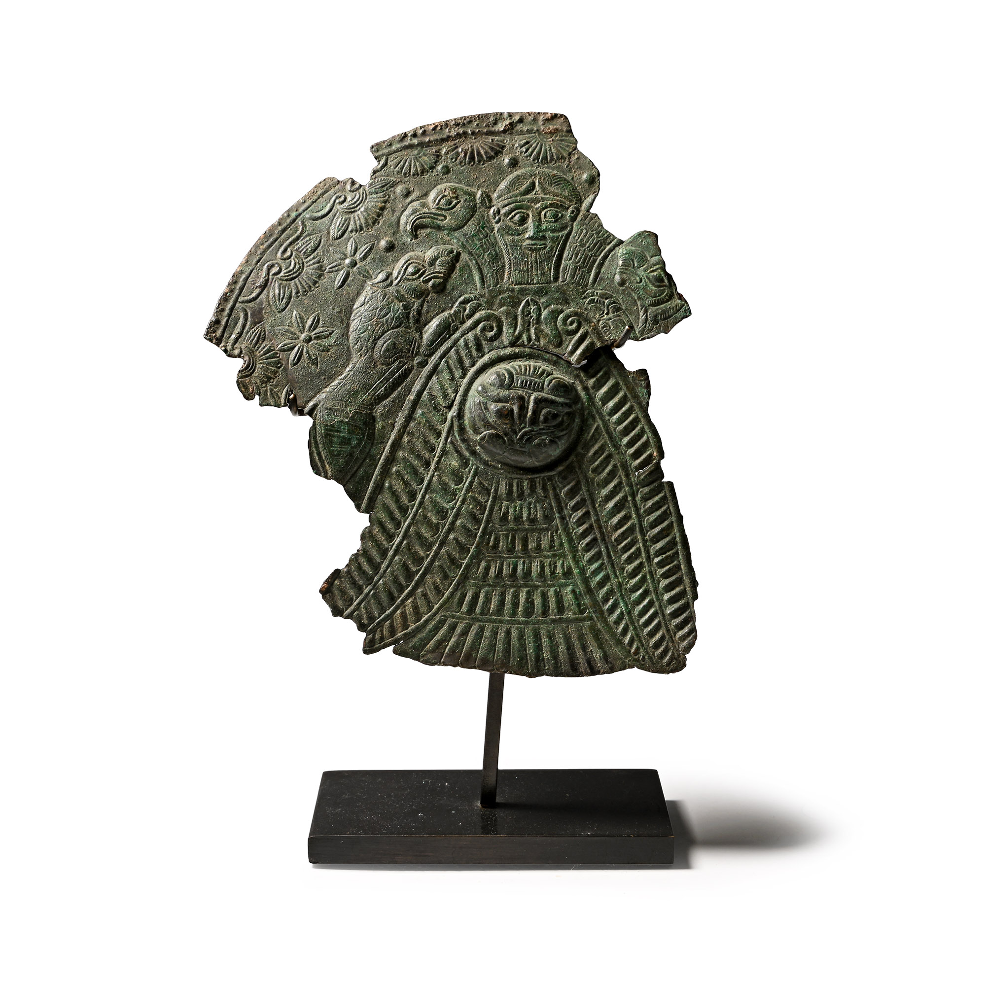 Assyrian Bronze Roundel Fragment