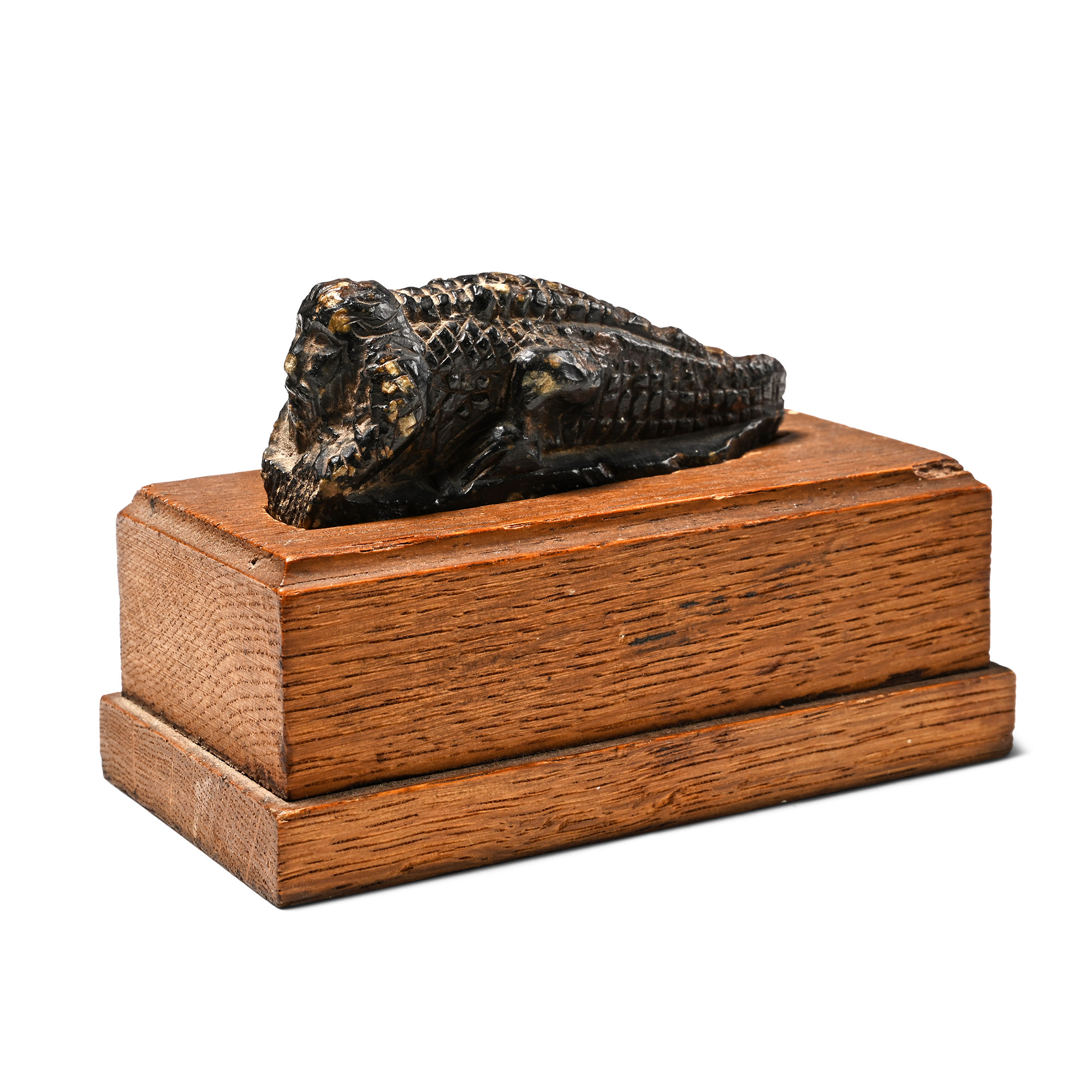 Romano-Egyptian Stone Crocodile Figure