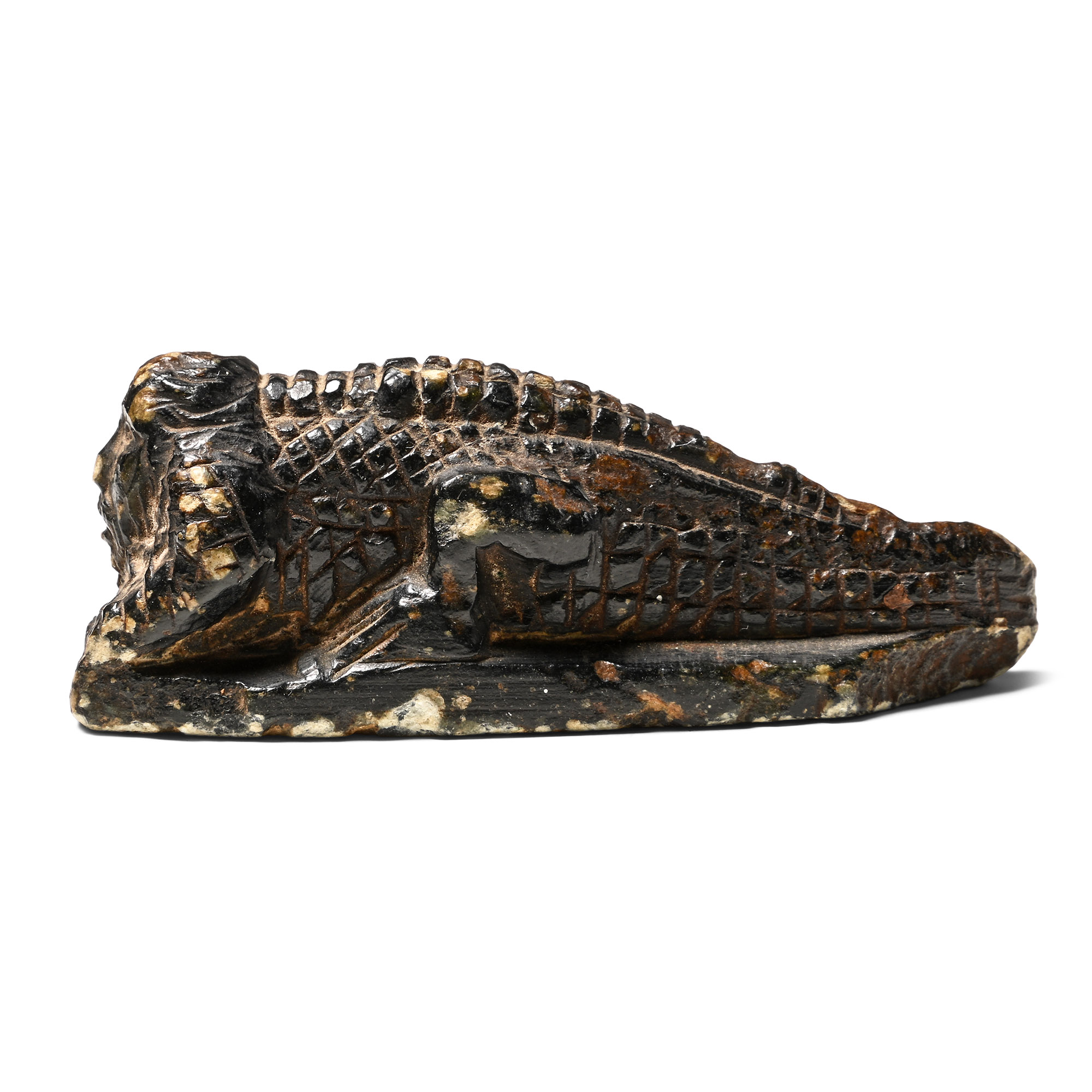 Romano-Egyptian Stone Crocodile Figure