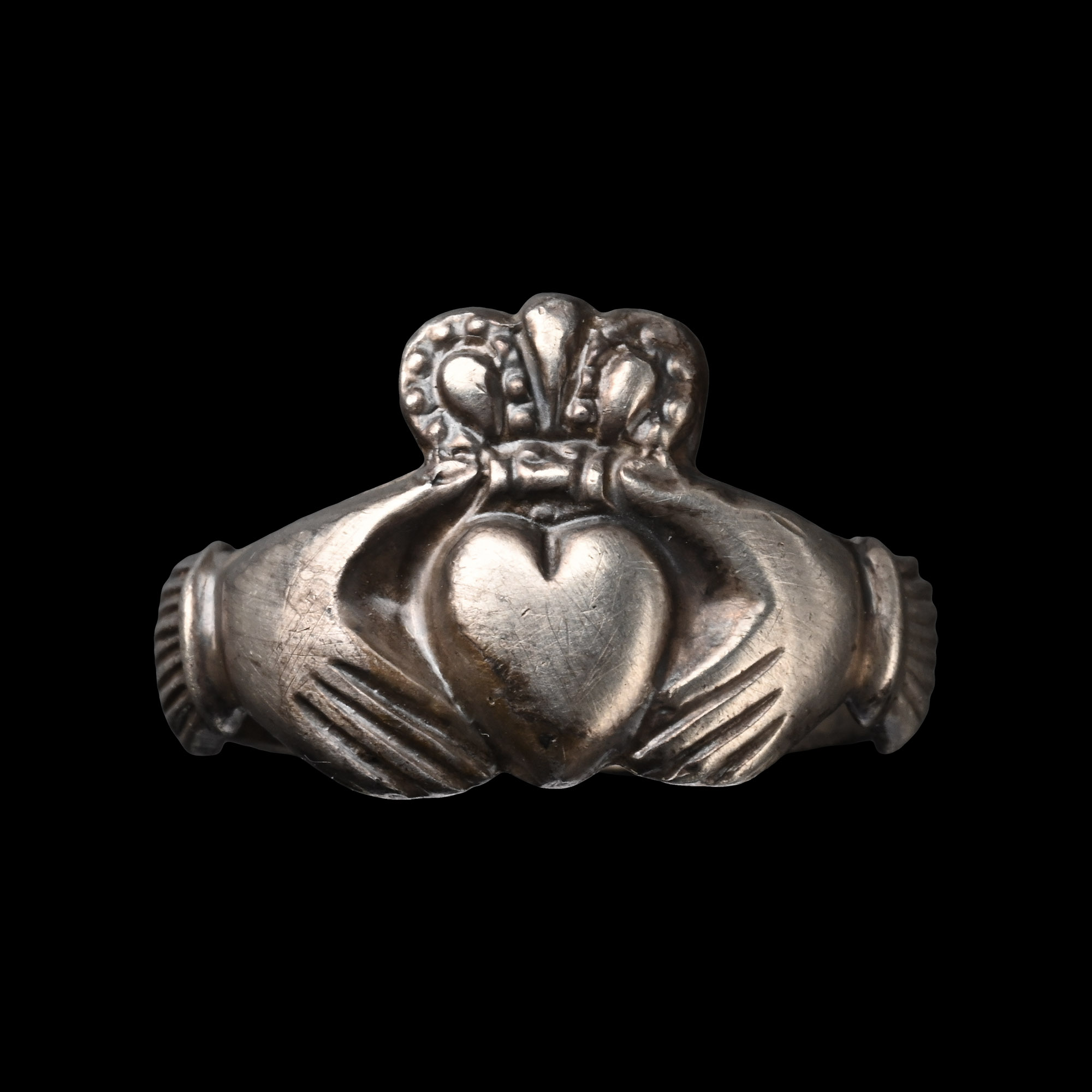Stuart Period Silver-Gilt Claddagh Ring