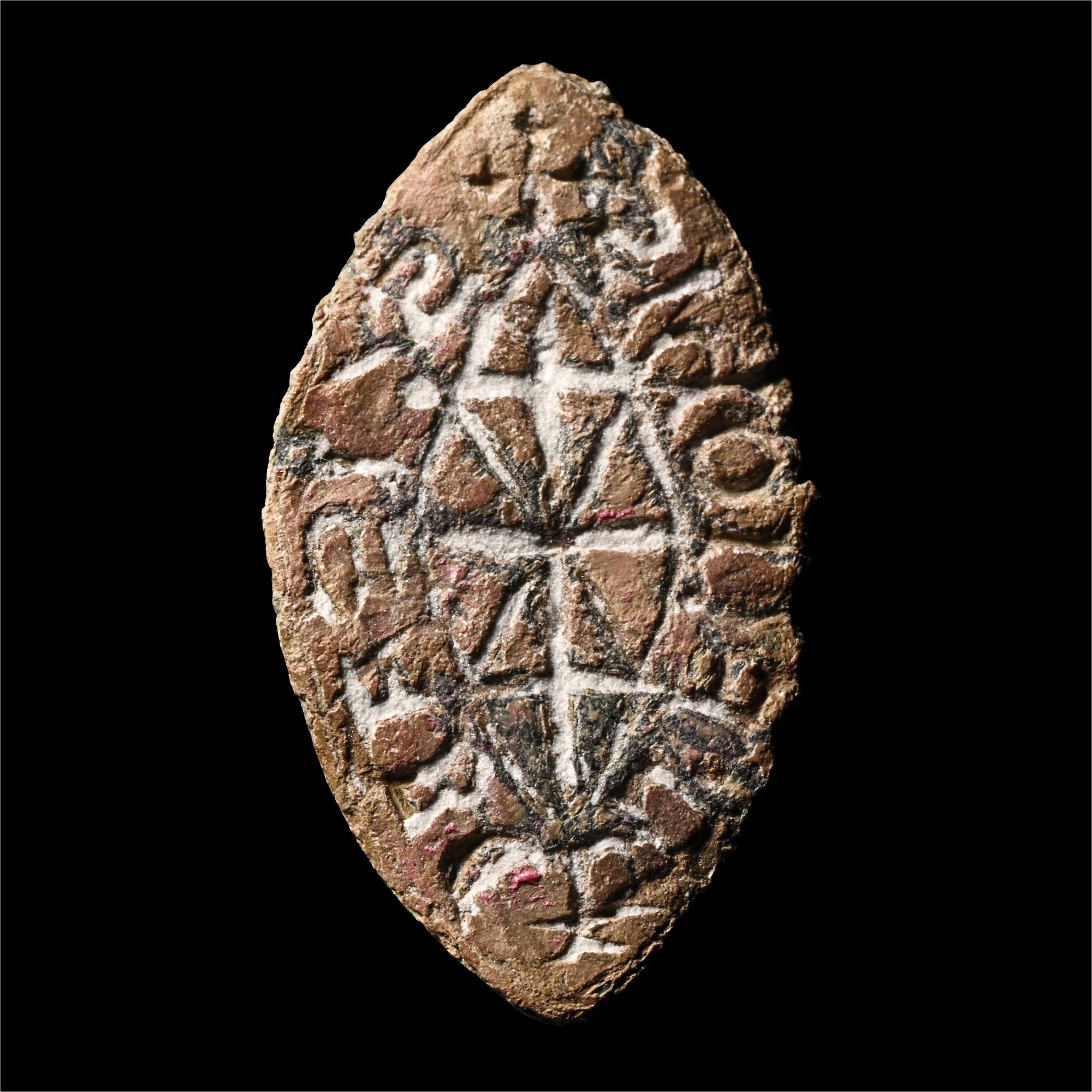 Medieval Lead Seal Matrix of Isabel
