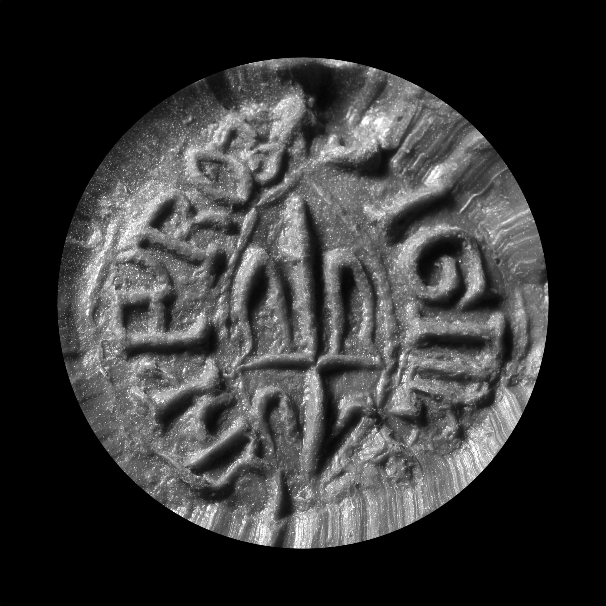 Medieval Lead Seal Matrix of John Son of Robert