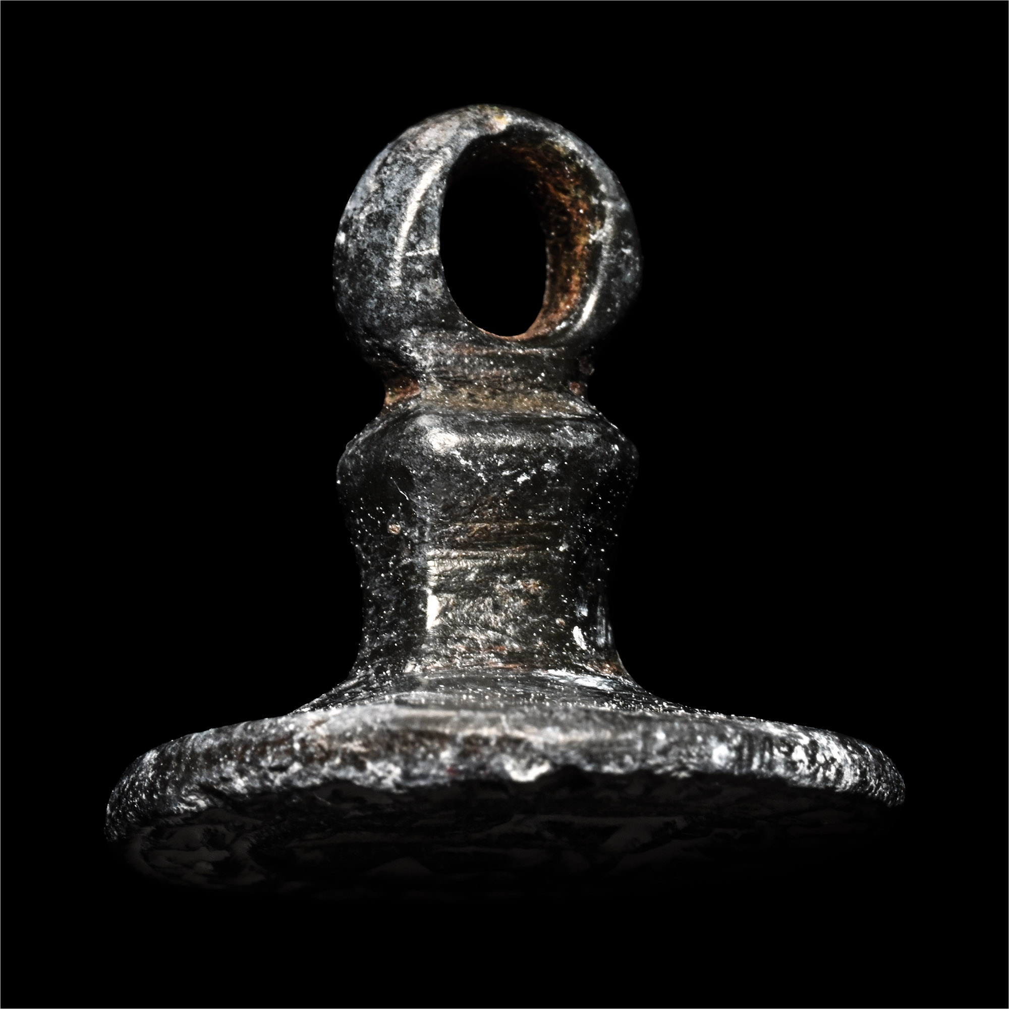 Medieval Bronze Seal Matrix of Stephen of Poissy, Cleric