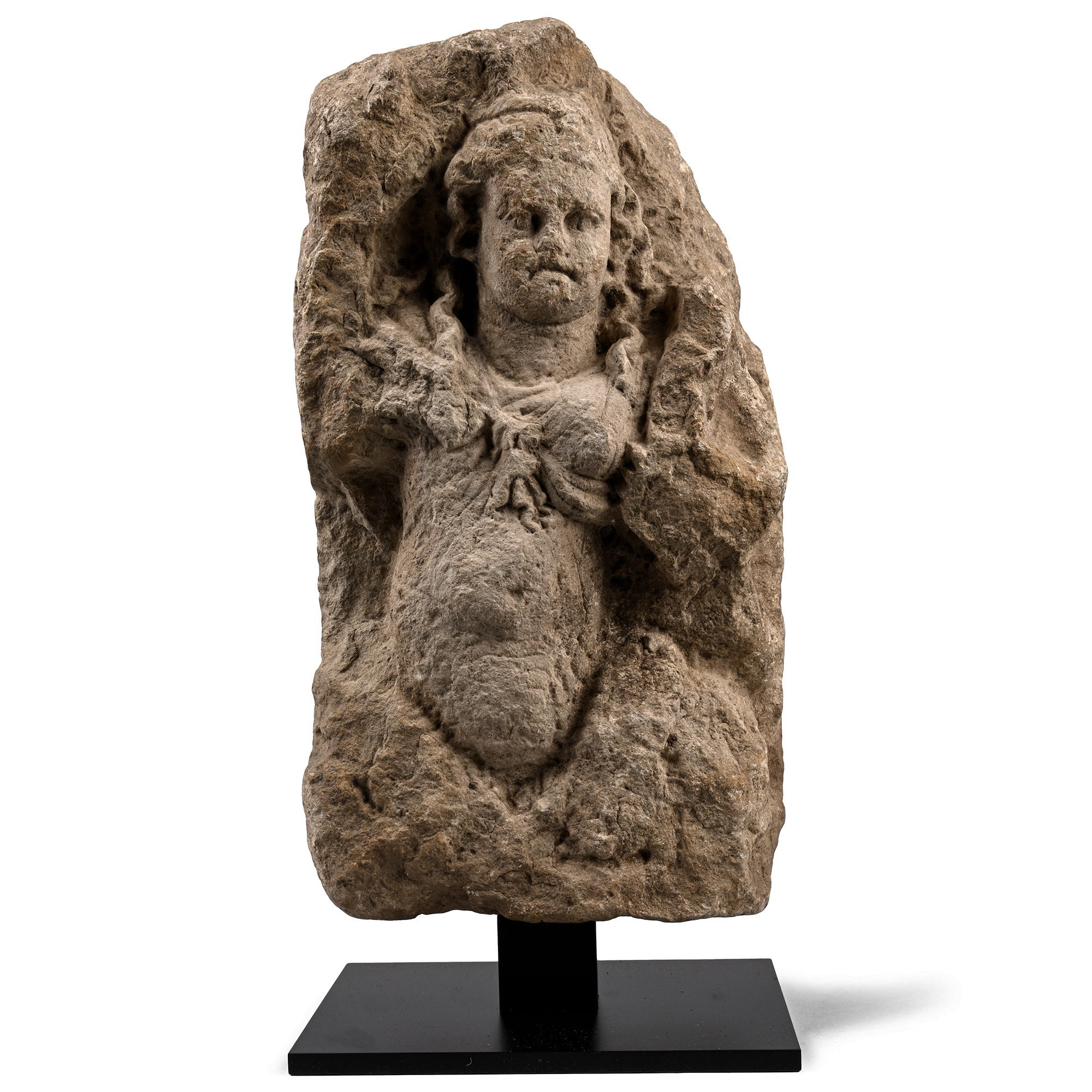 Large Roman Marble Relief with Triton