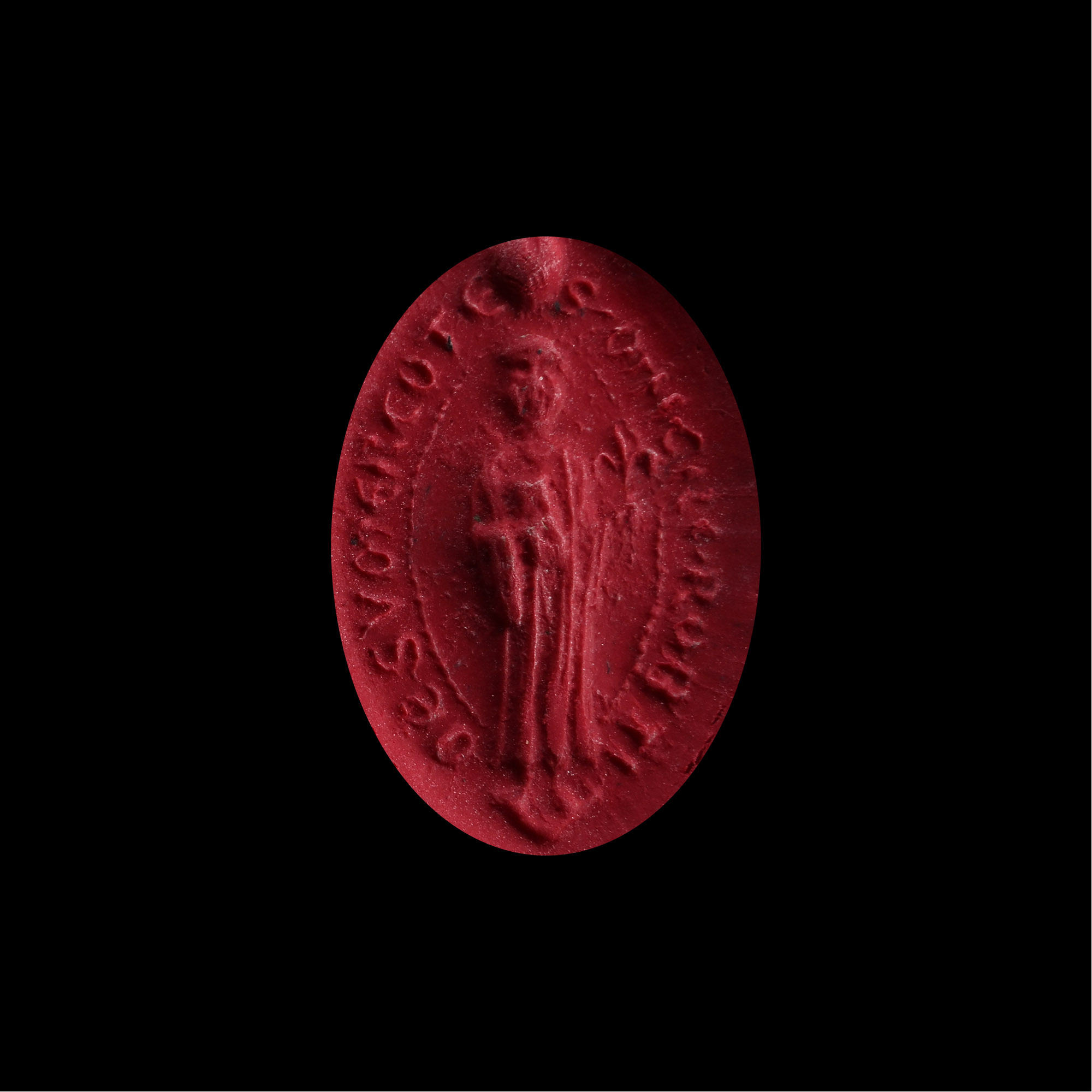 Medieval Bronze Seal Matrix for Master Robert of Somercotes