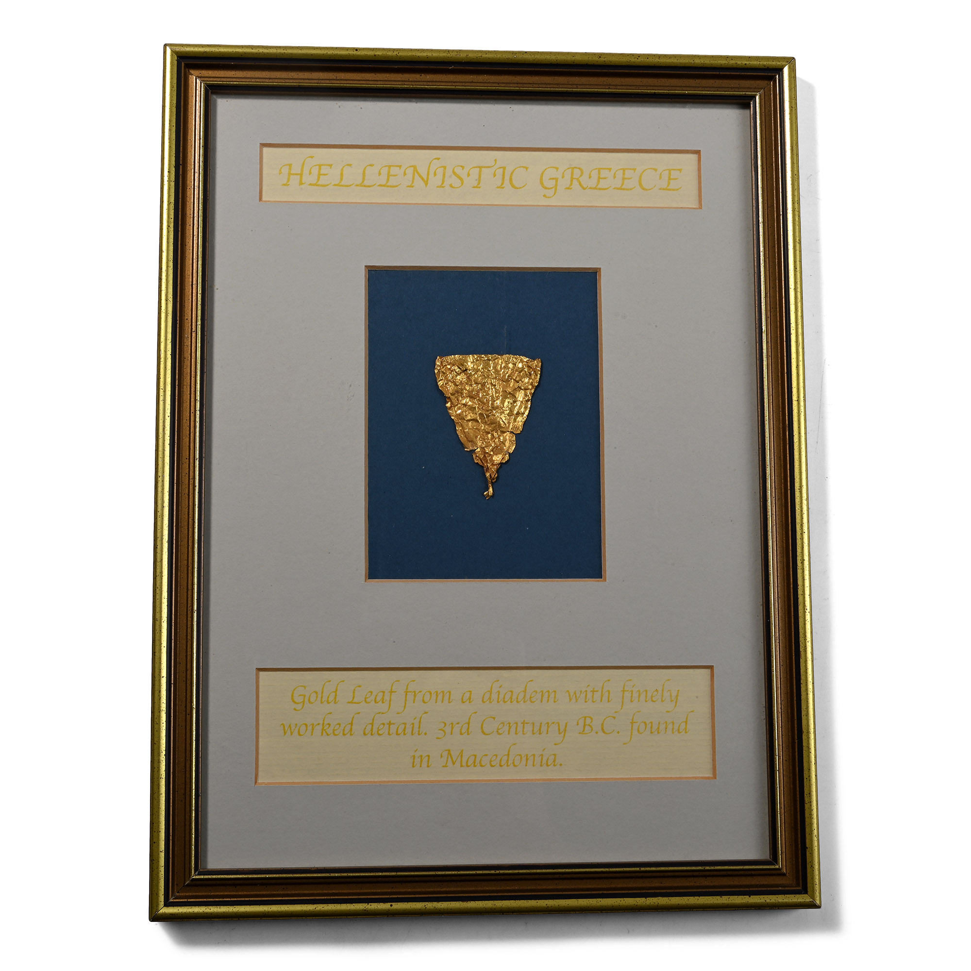 Greek Macedonian Gold Diadem Leaf