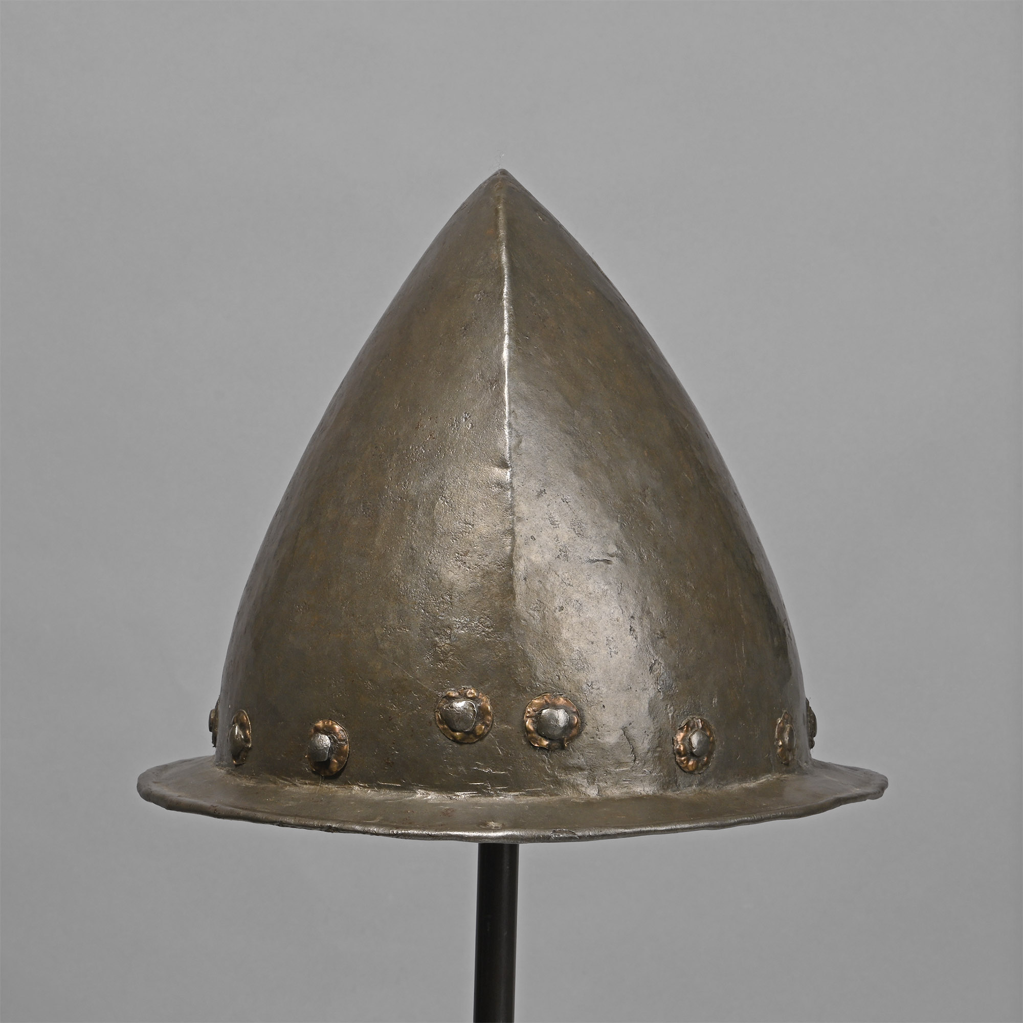 A 'Spanish' Iron Morion-Cabasset Style Helmet