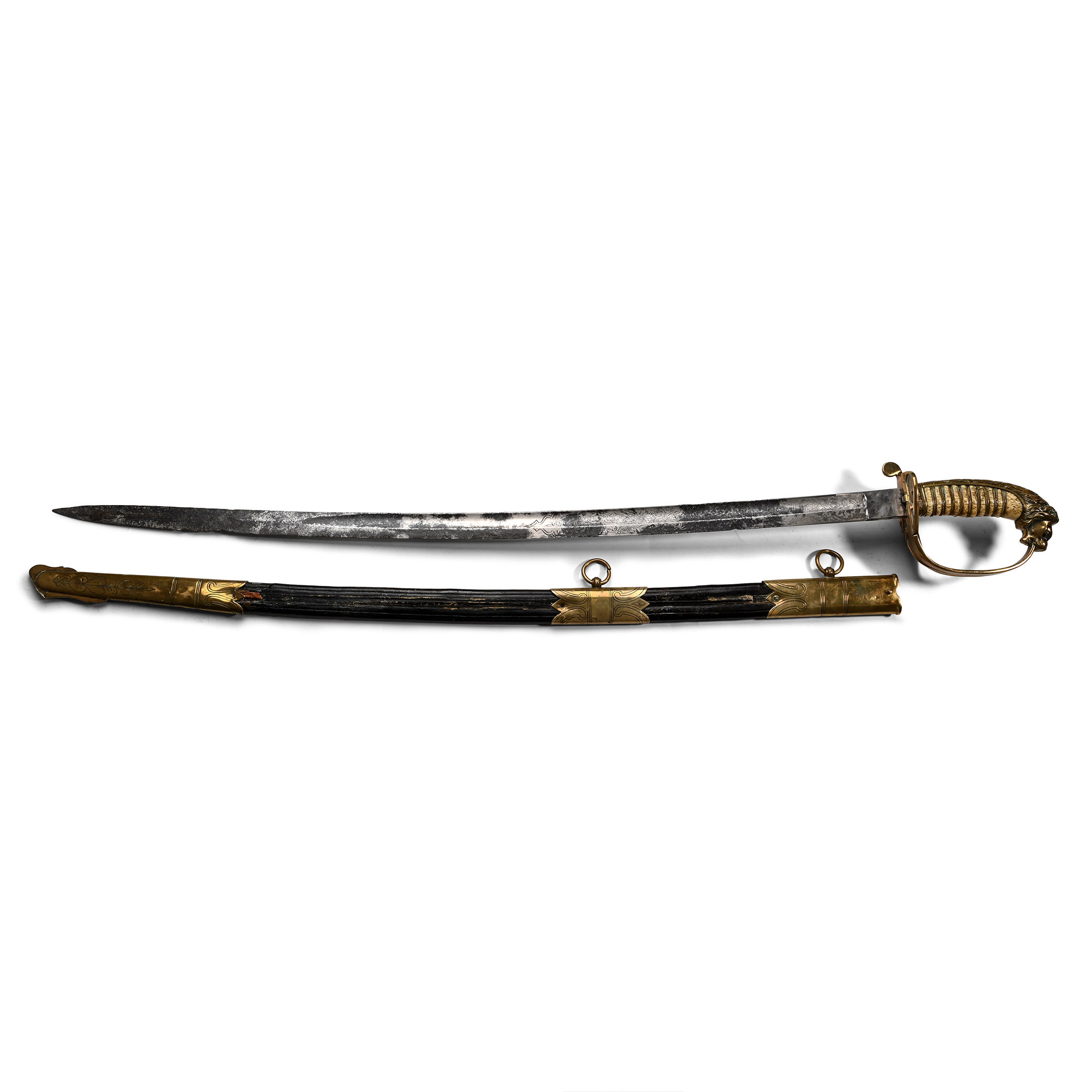 Turkish Naval Officer's Dress Sword with Scabbard