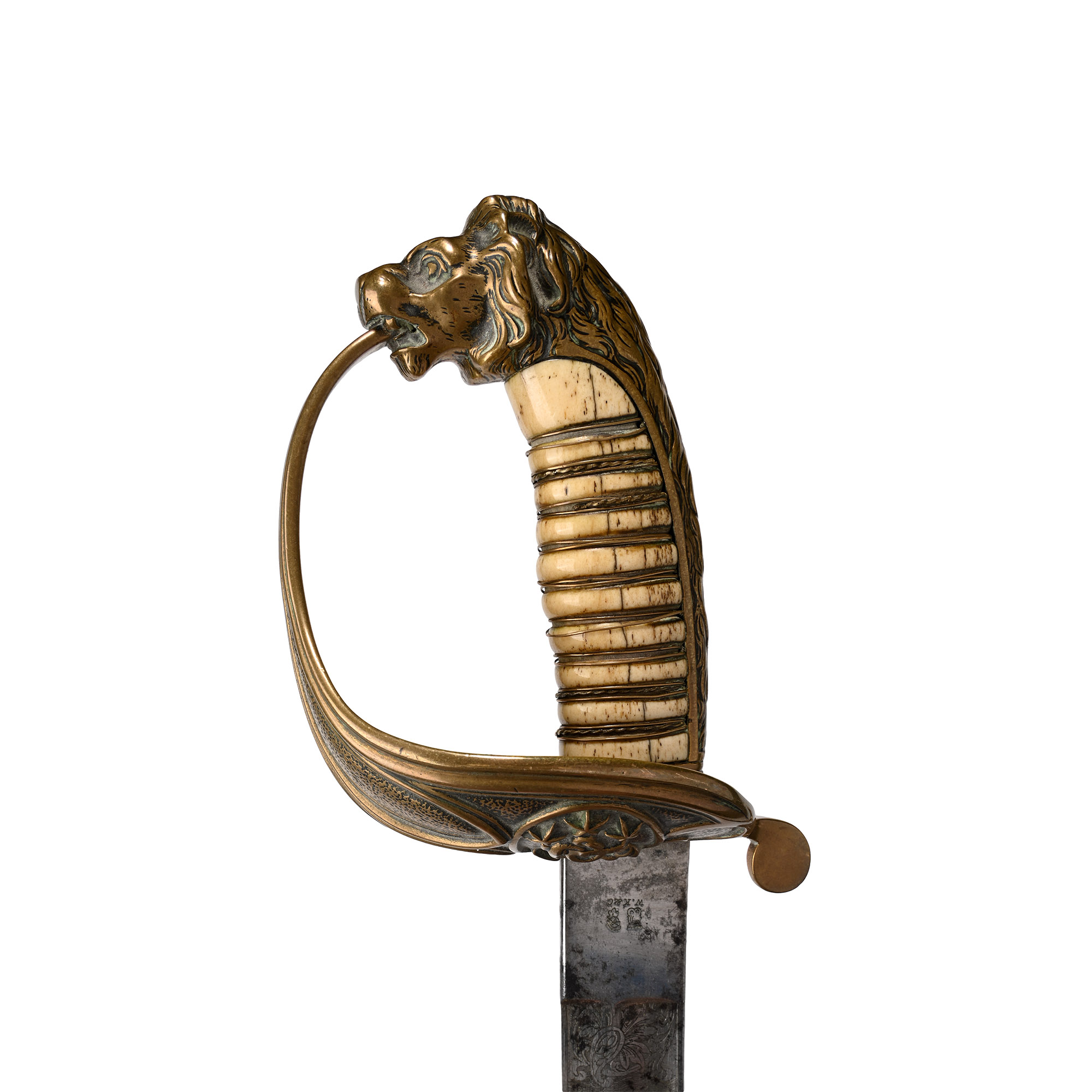 Turkish Naval Officer's Dress Sword with Scabbard