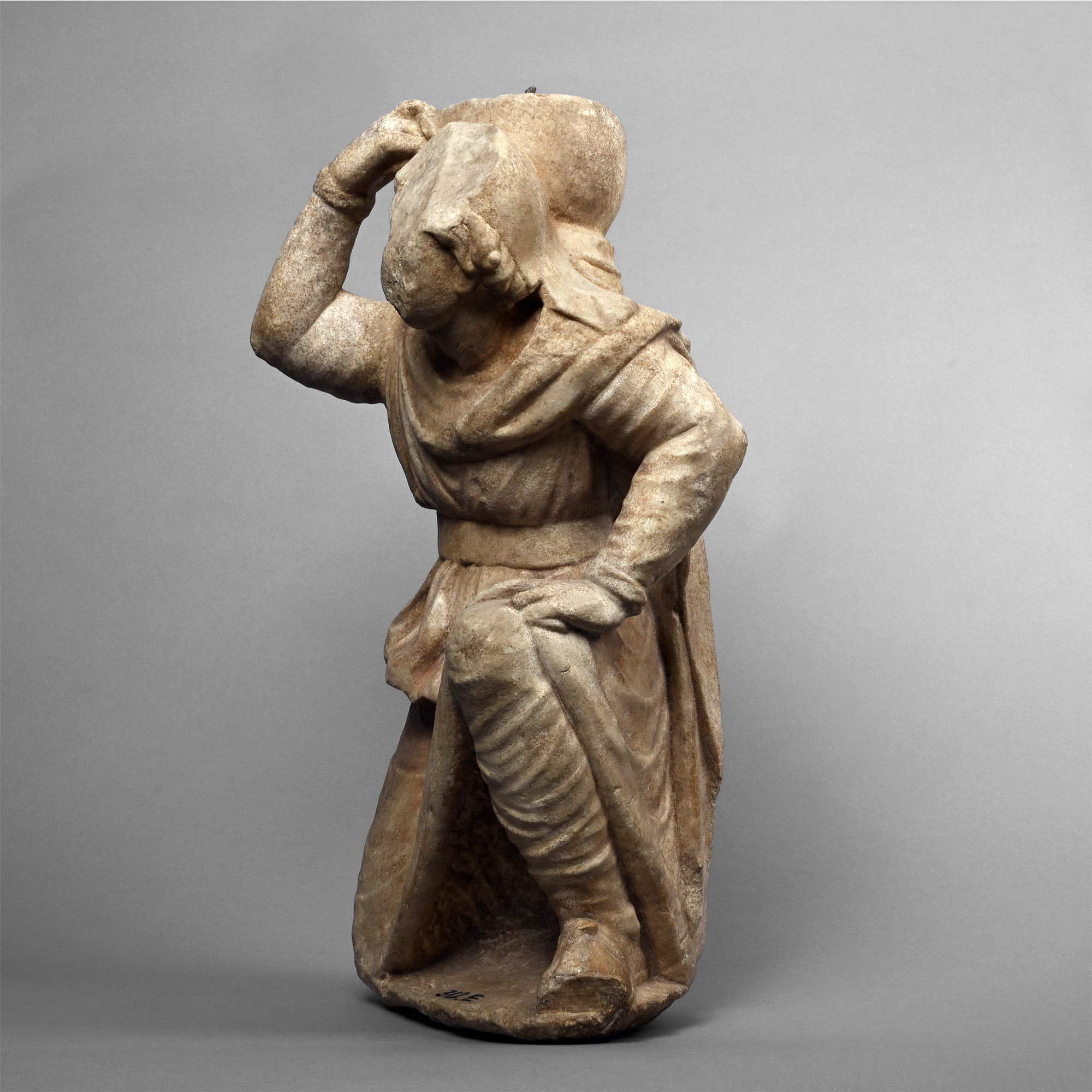 Roman Marble Figure of Persian Water Carrier