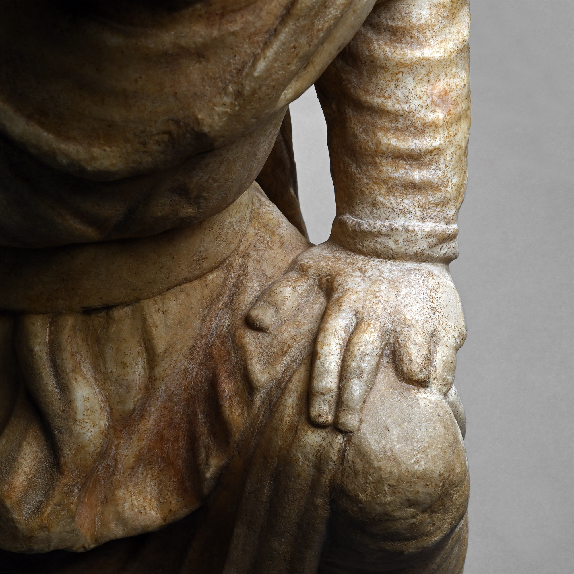 Roman Marble Figure of Persian Water Carrier