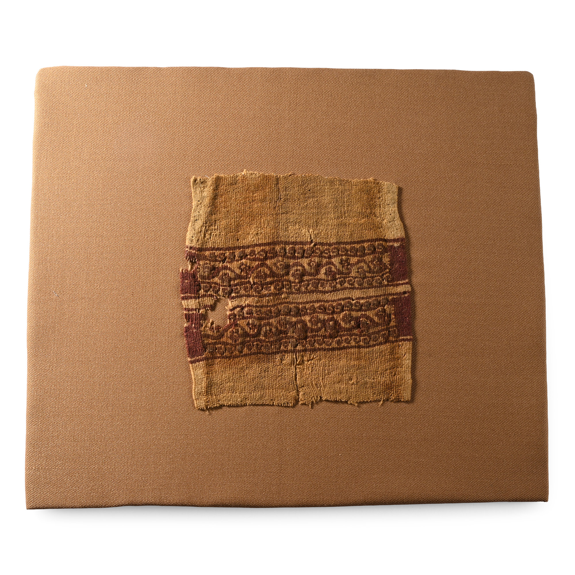 Egyptian Mounted Coptic Textile Fragment of a Pair of Segmenta