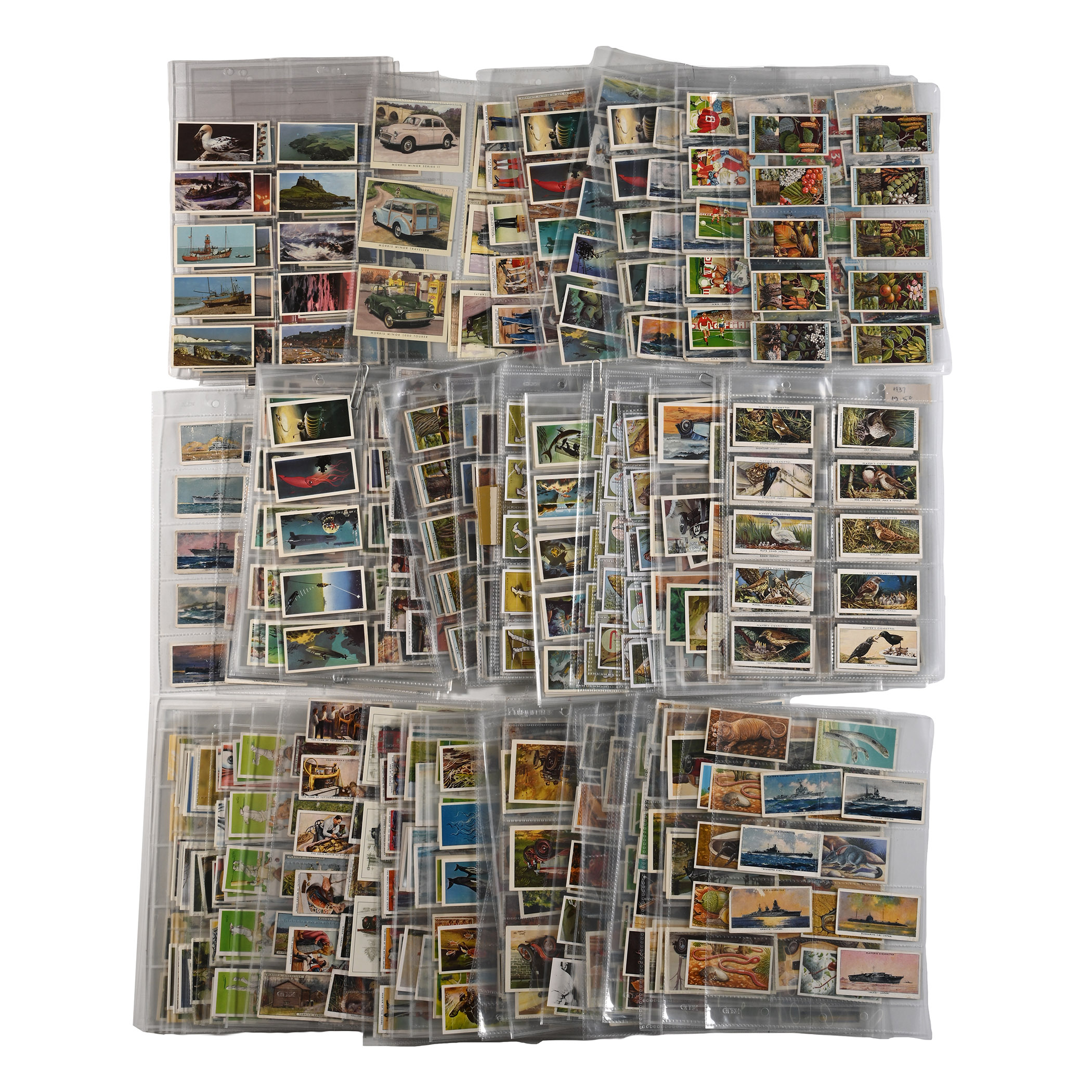 Over 1,000 British Cigarette Cards in Part Sets