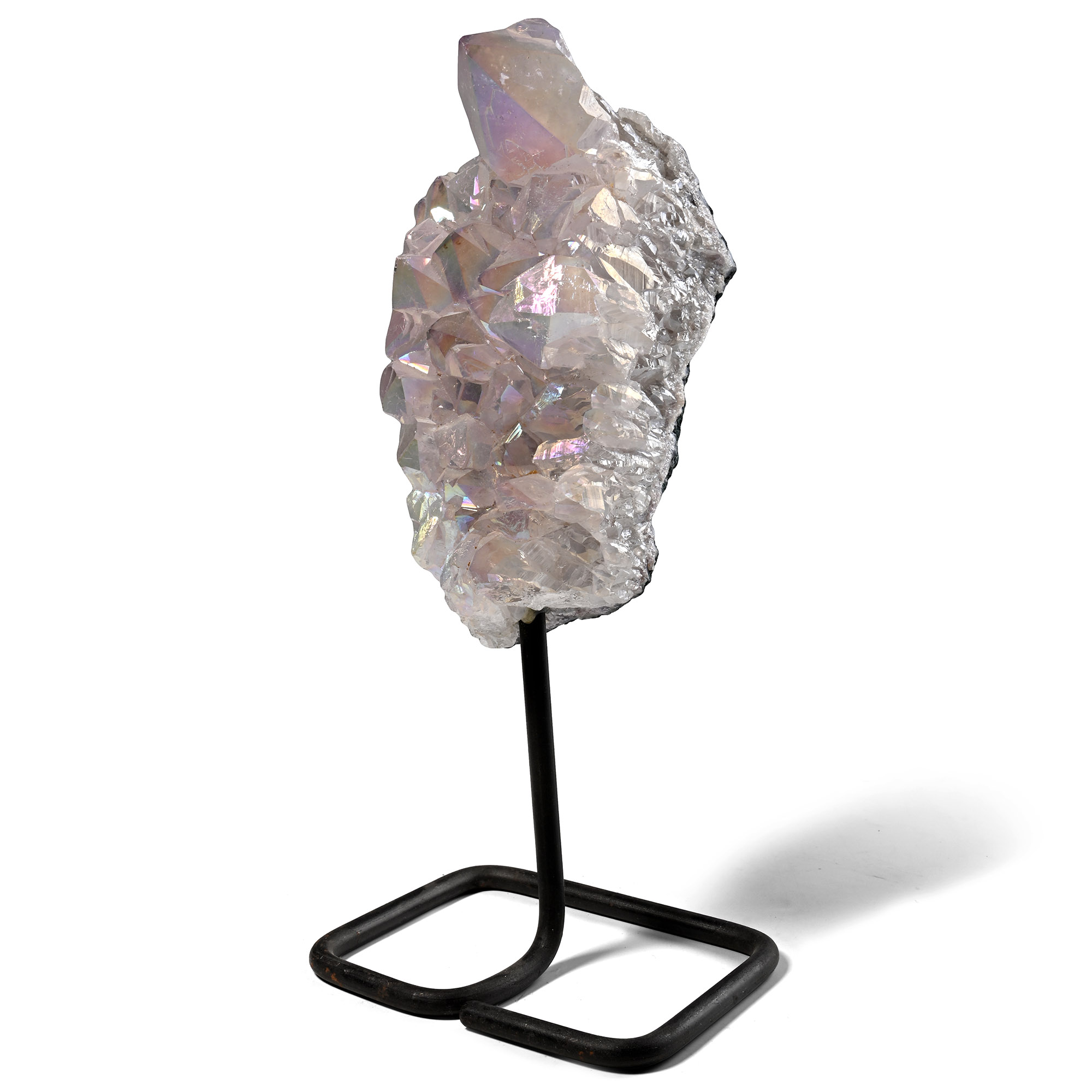 Aura Quartz Crystal Display on Stand