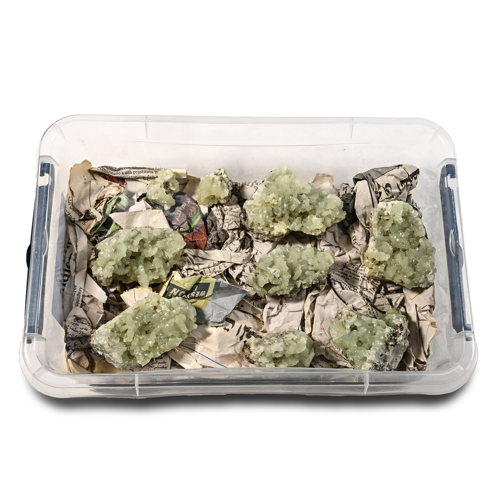 Prehnite Crystal Specimen Group