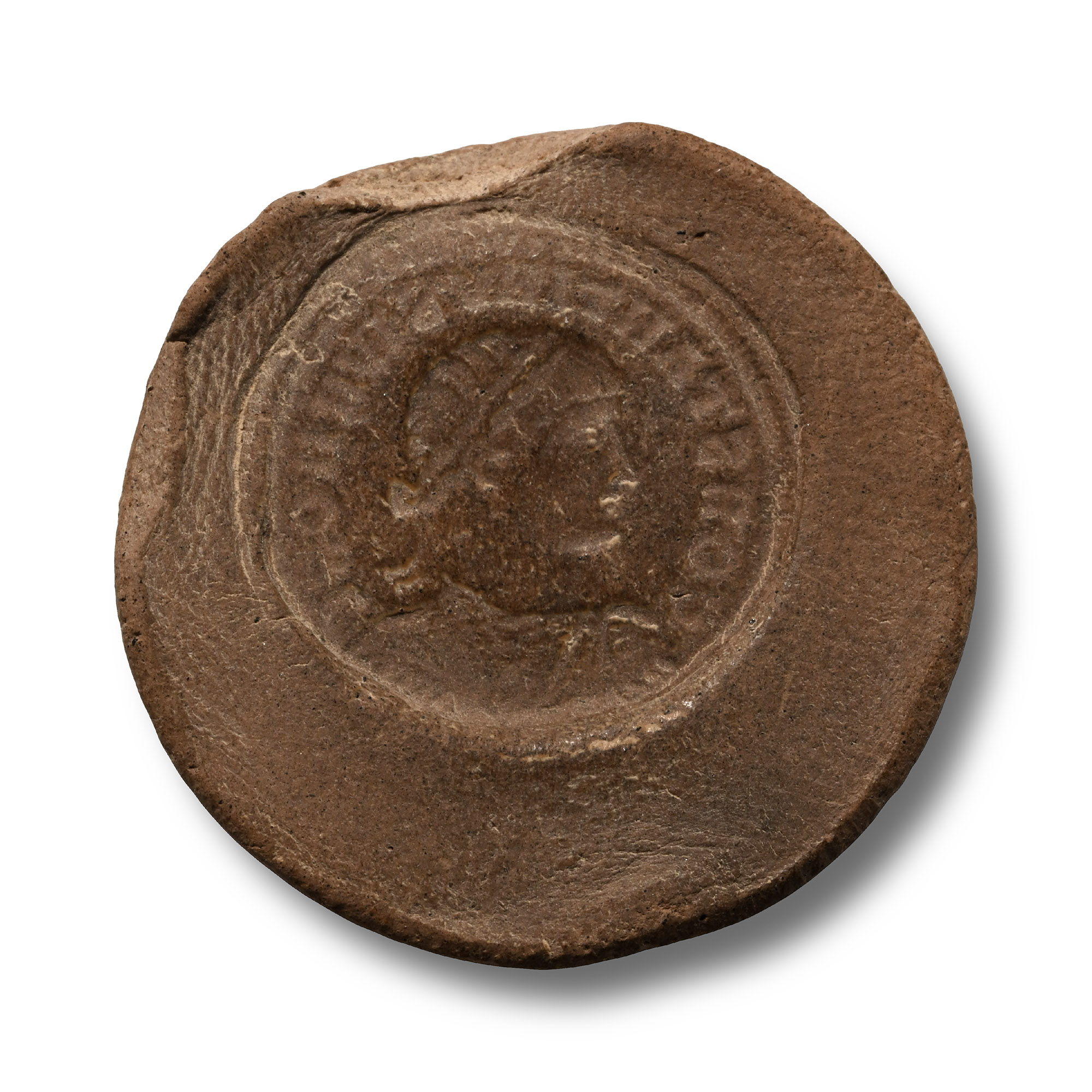 Roman Forger's Mould for a Constantine Coin