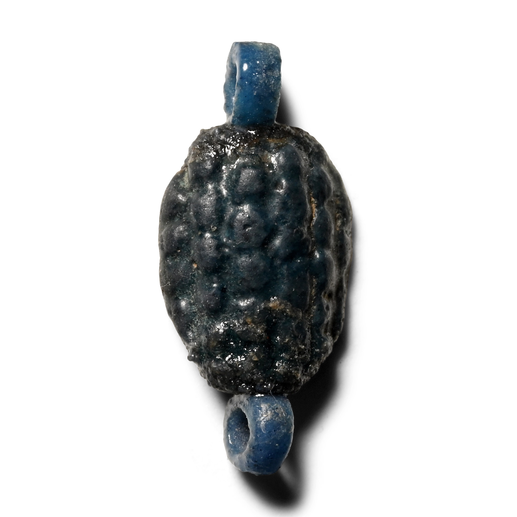 Egyptian Faience Grape Amulet