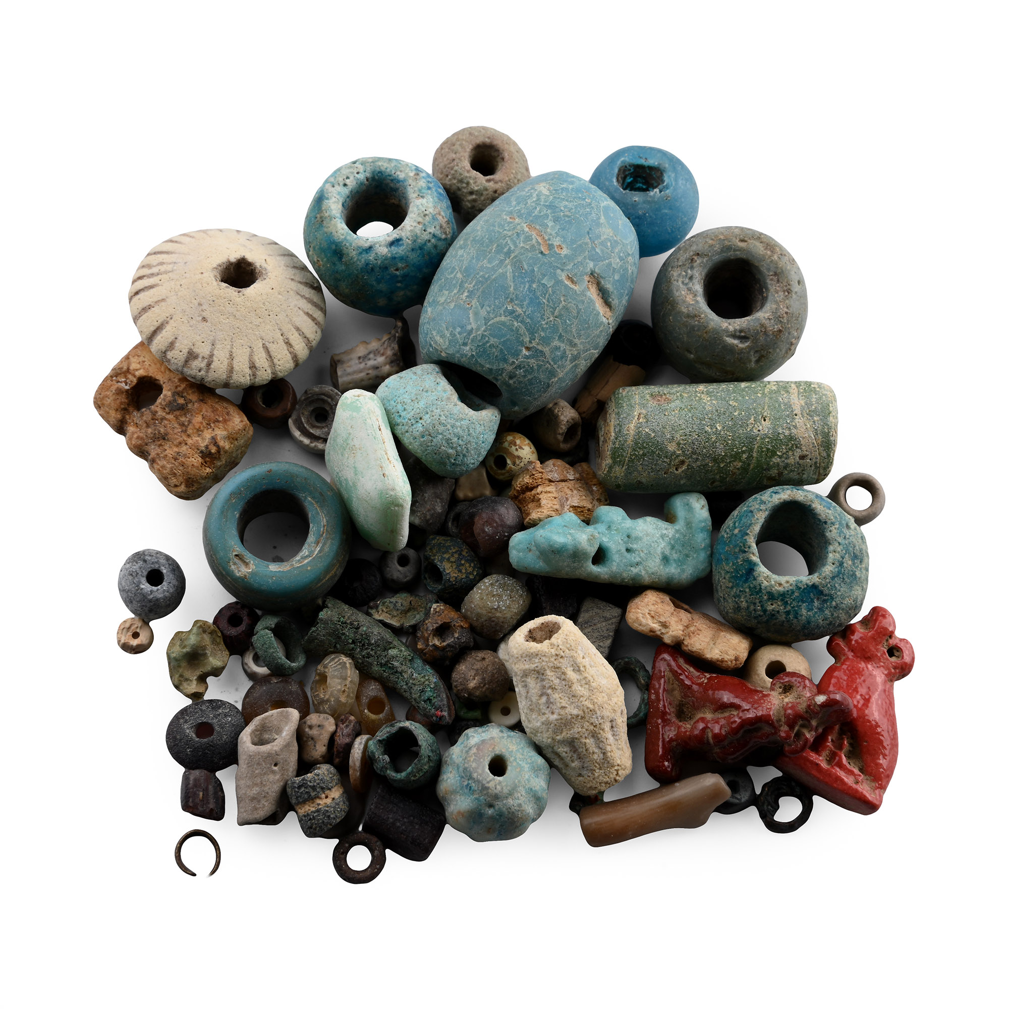 Egyptian Faience Beads and Amulets
