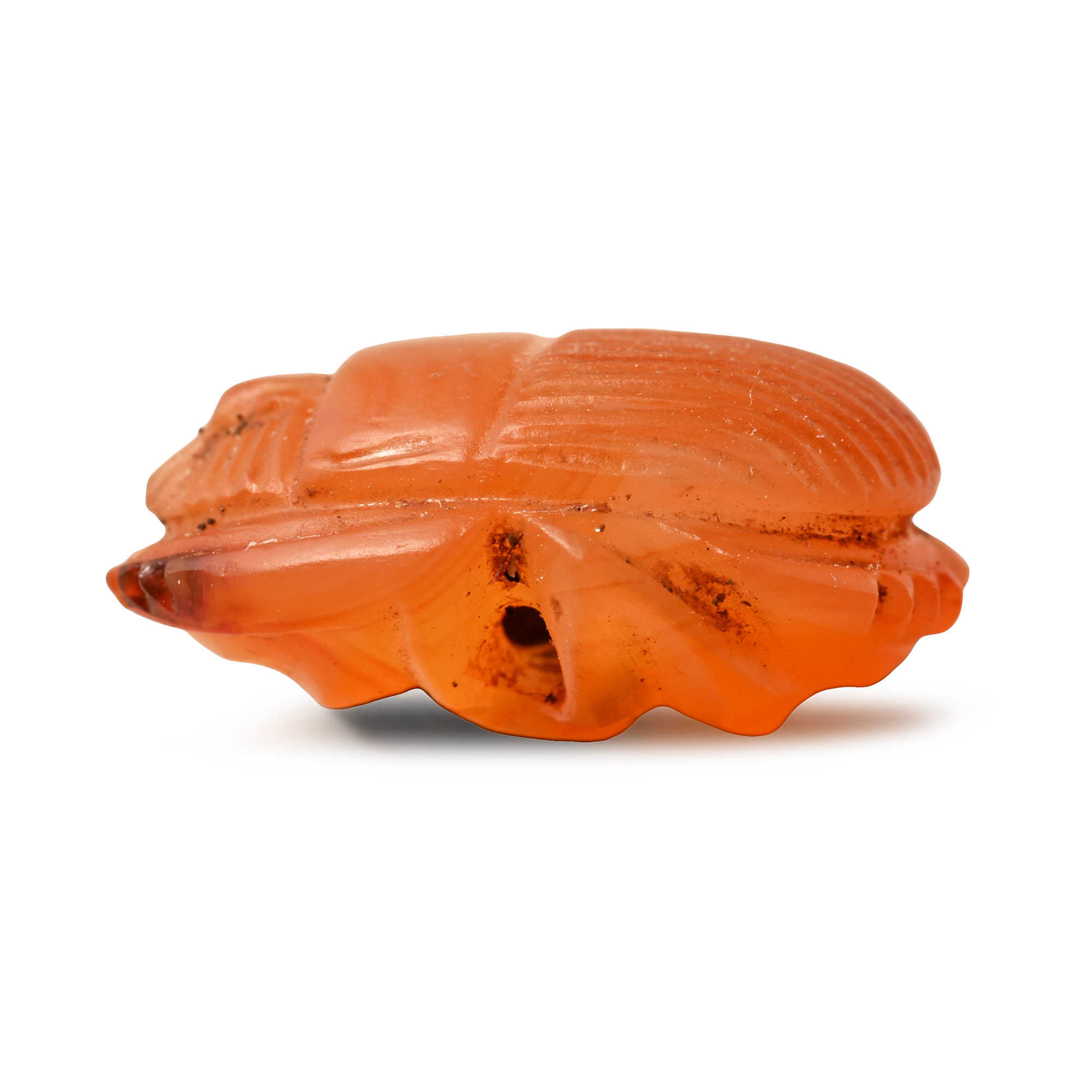 Egyptian Carnelian Heart Scarab