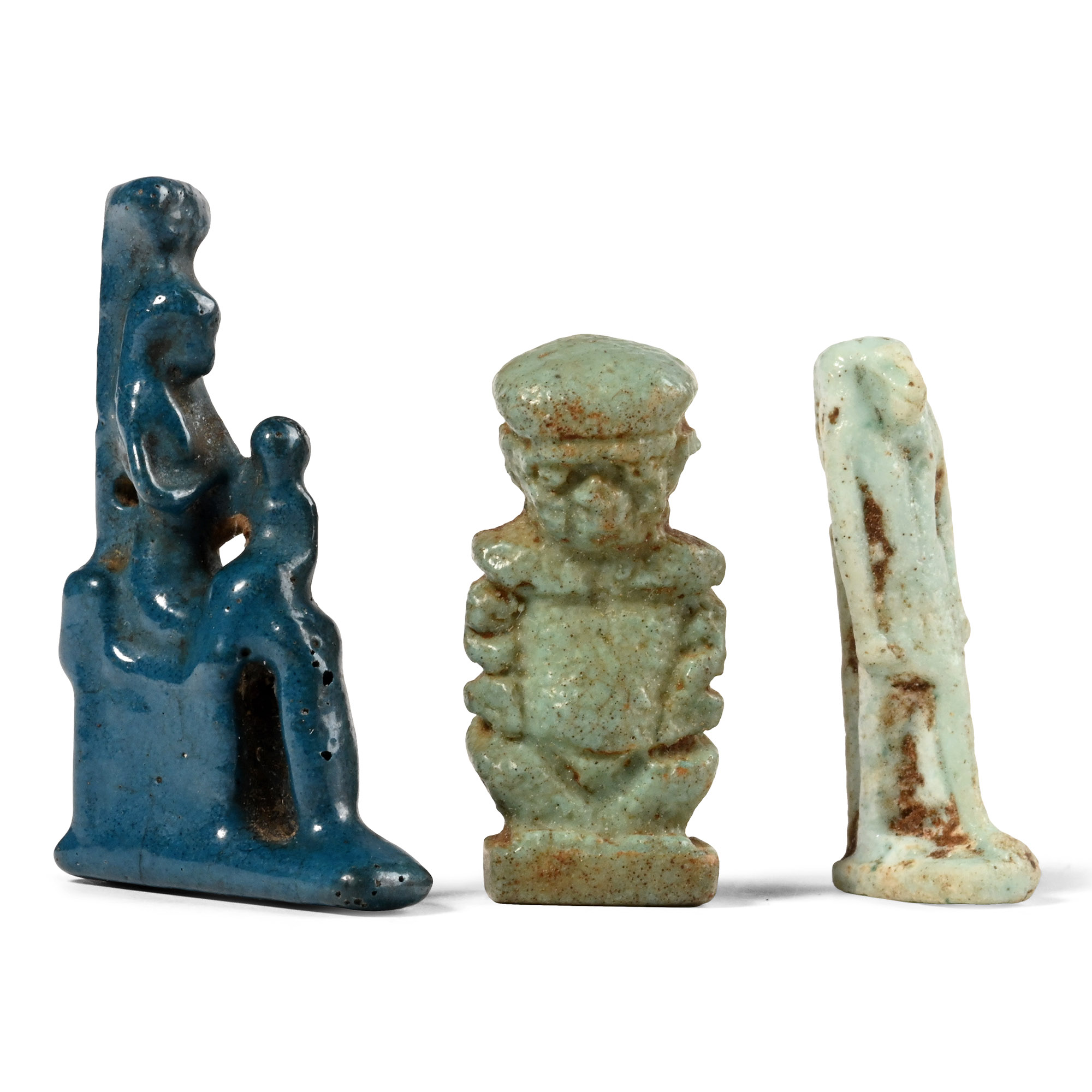Egyptian Faience Amulet Group